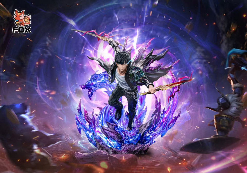 【Pre-sale】Monarch of Shadow Sung Jin woo with LED-Solo Leveling-FOX Studio
