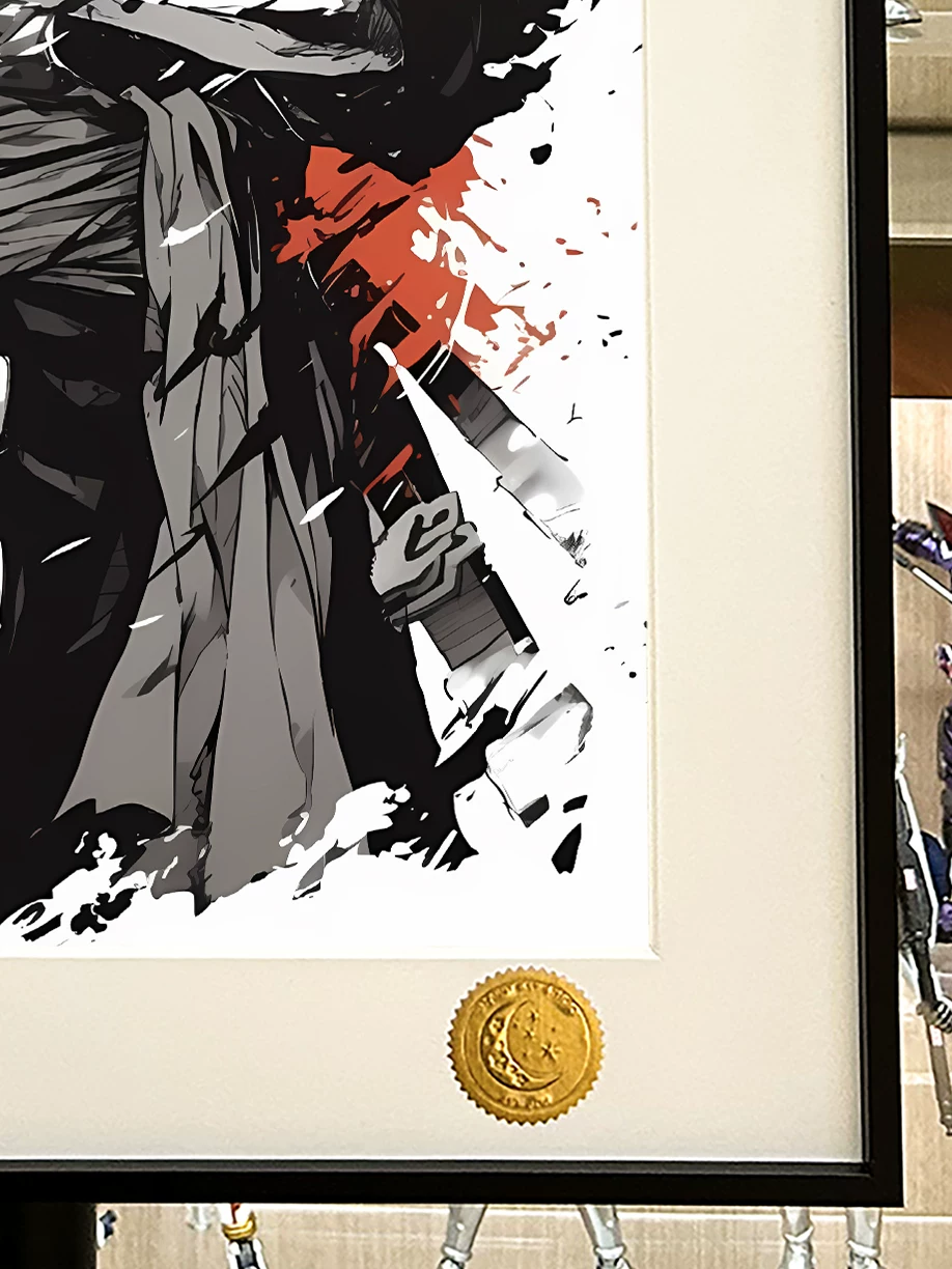 【Pre-sale】Decorative Painting of Ink Zoro-One piece-XingKong Studio