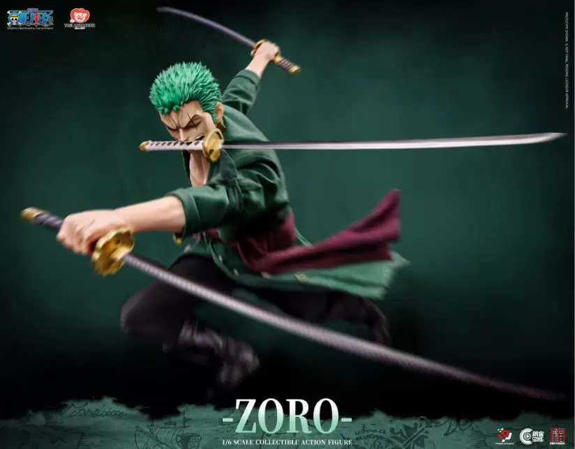 【Pre-sale】1/6 Scale Roronoa Zoro Action Figure Licensed-One Piece-JIMEI PALACE × Pixel Poses Studios