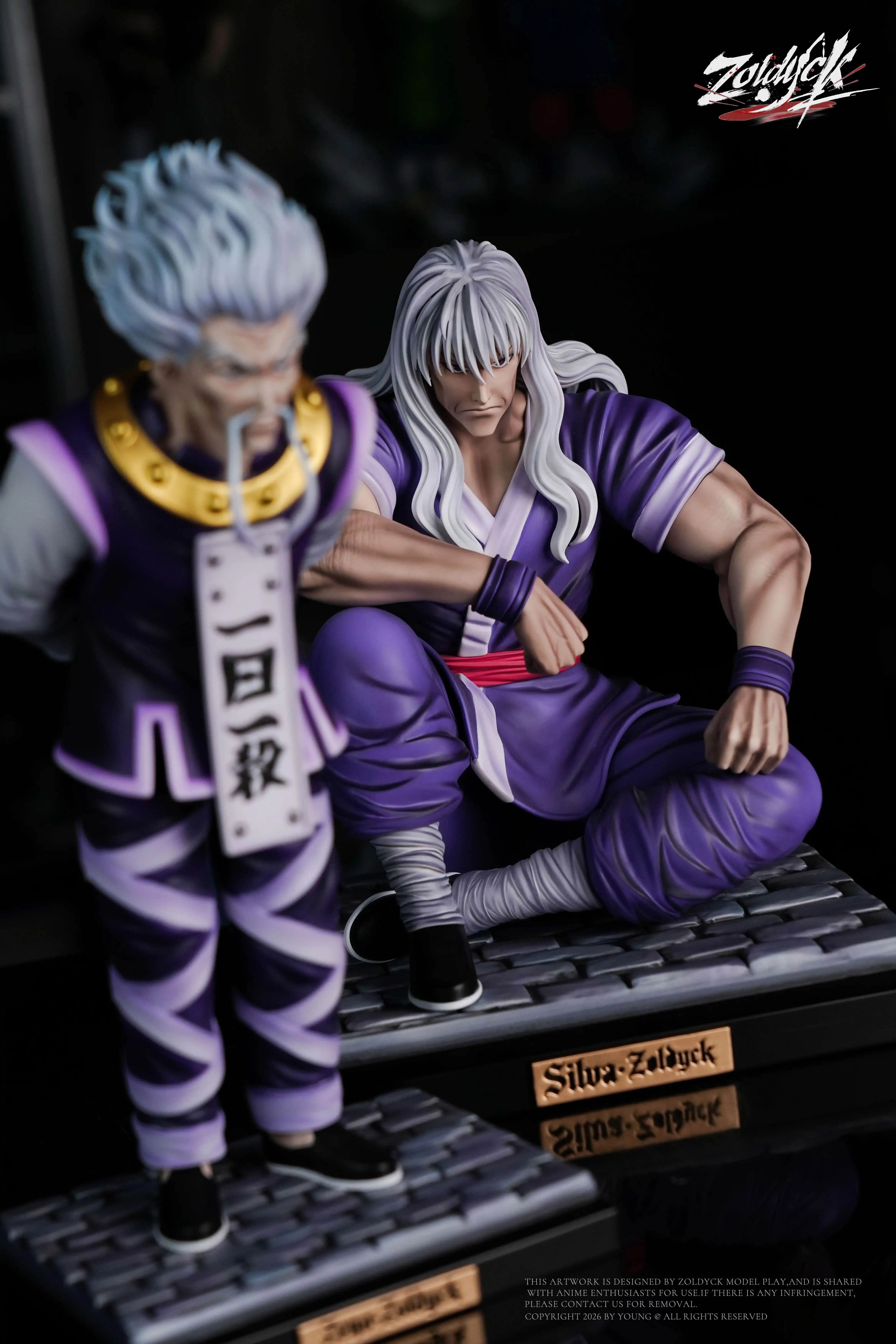 【Pre-sale】1/6 Scale Silva and Zeno-Hunter X Hunter-Zoldyck Studio