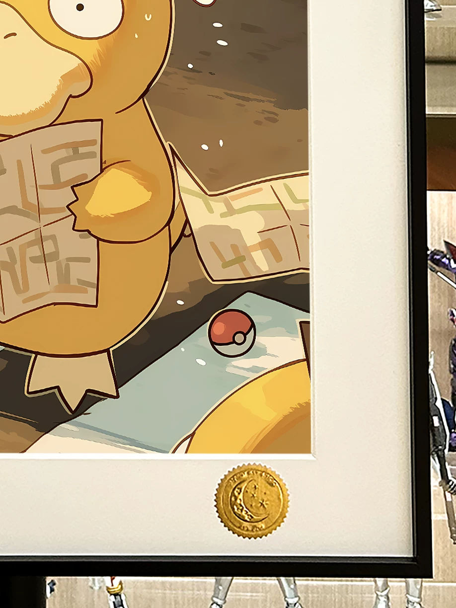 【Pre-sale】Decorative Painting of Psyduck-Pokemon-XingKong Studio