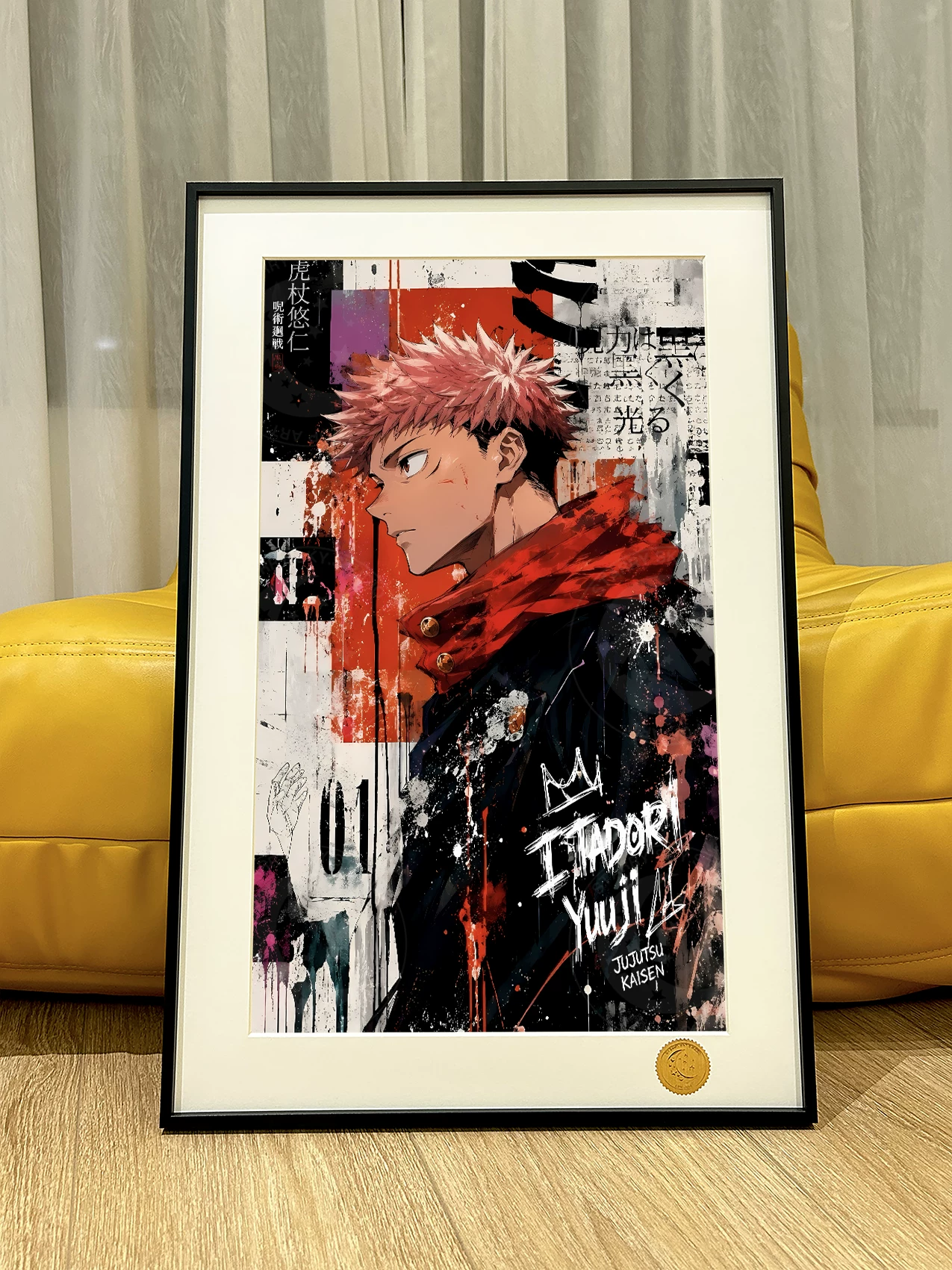 【Pre-sale】Decorative Painting of Itadori Yuji-Jujutsu Kaisen-XingKong Studio