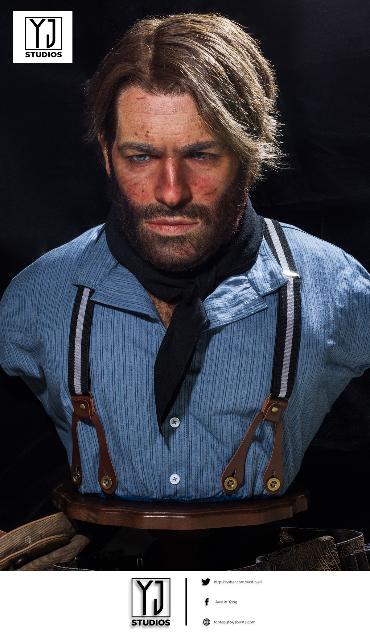 【Pre-sale】1/1 Scale Bust of Arthur Morgan-YJ Studio