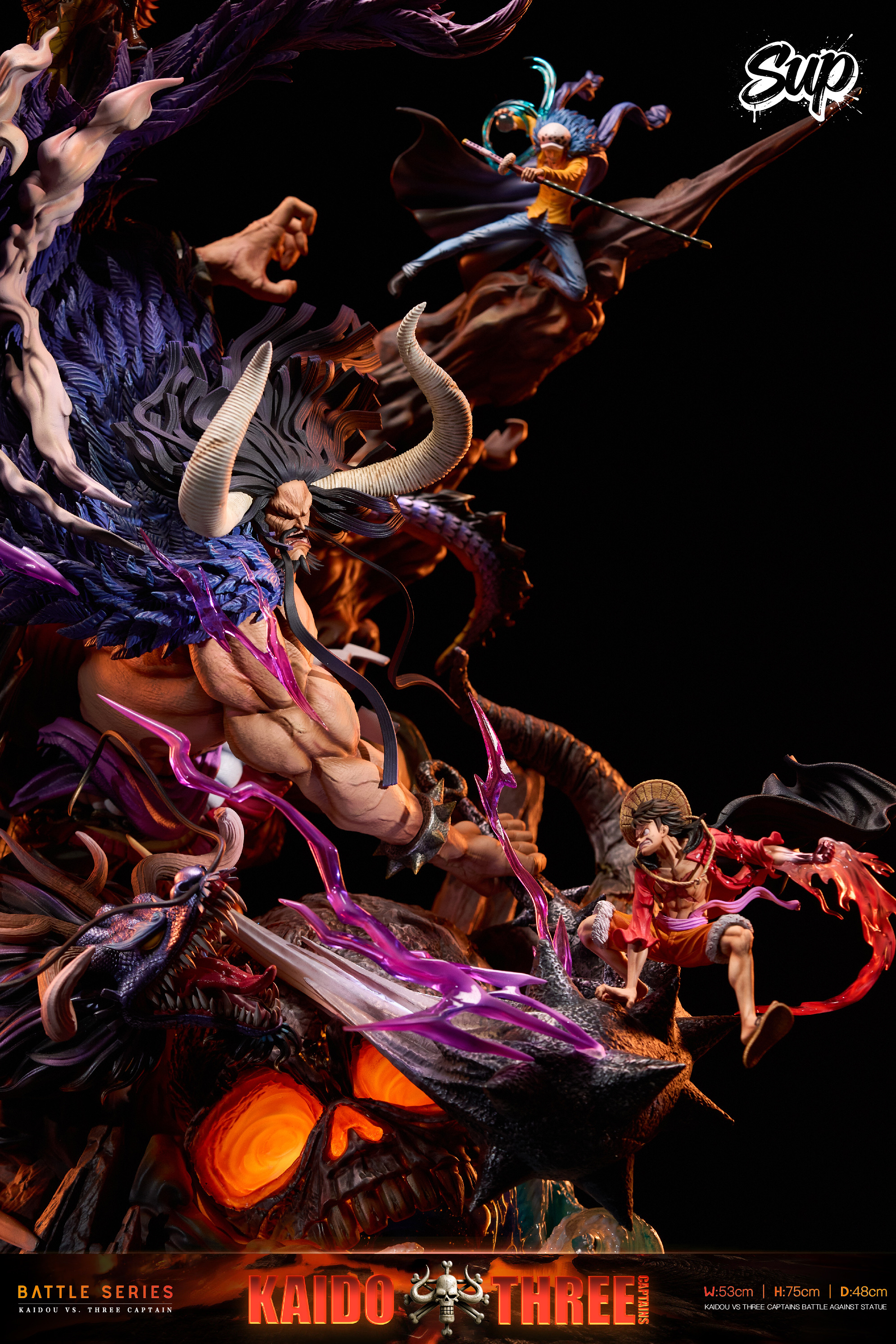 【Pre-sale】Kaidou VS Three Captains-One Piece-Sup Studio