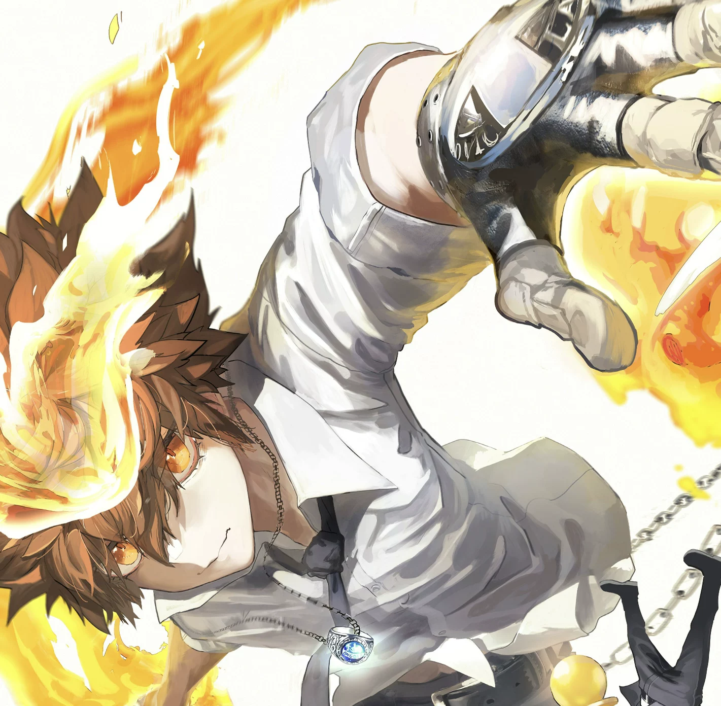 【Pre-sale】Decorative Painting of Sawada Tsunayoshi and Reborn-HITMAN REBORN!-H2 Studio