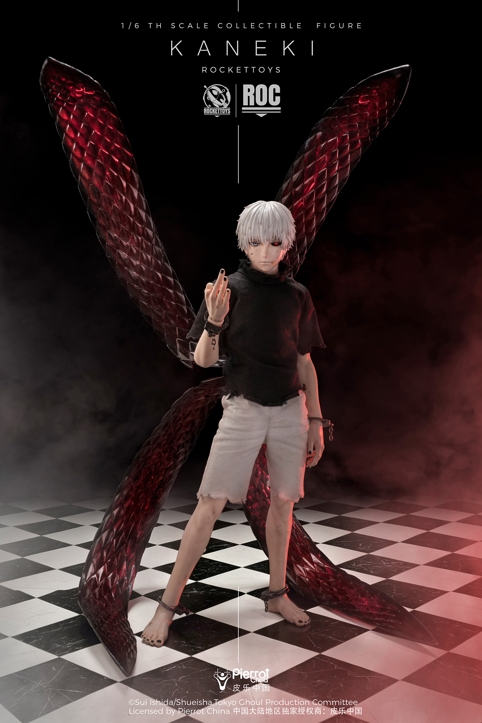 【Pre-sale】1/6 Scale Kaneki Ken-Tokyo Ghoul‌-Rocket Toys Studio