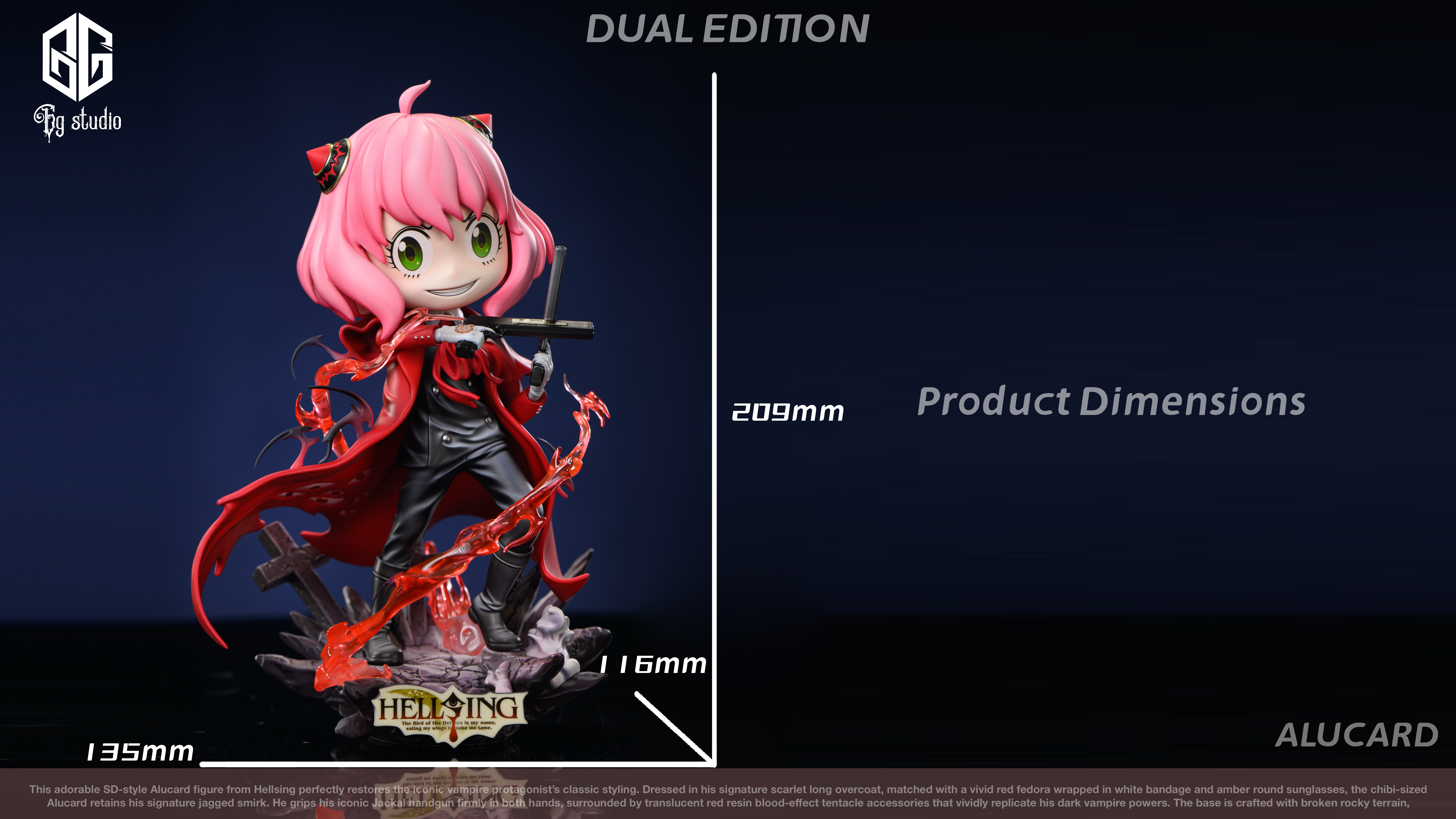 【Pre-sale】Anya COS Alucard-SPY X FAMILY-BG Studio