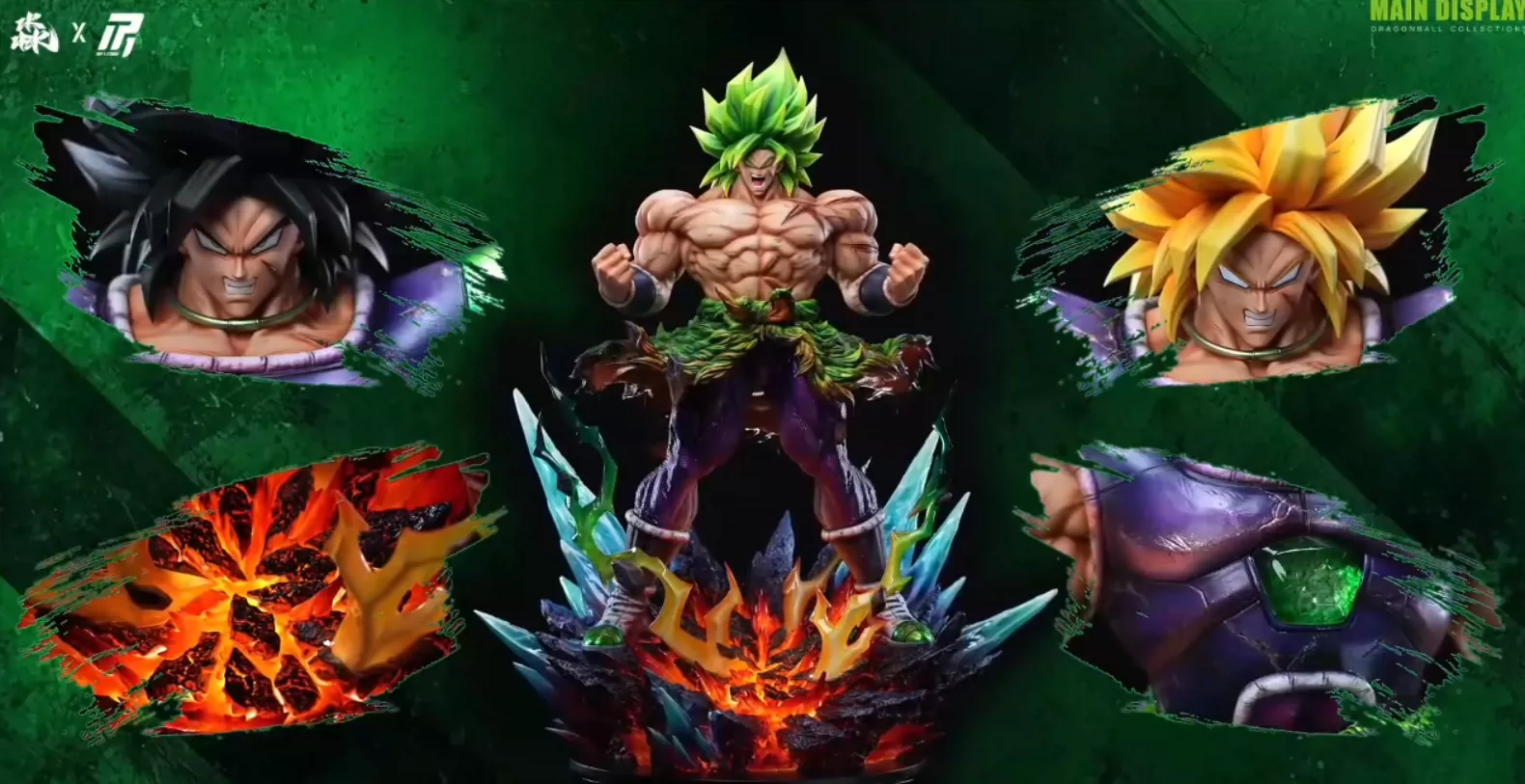 【Pre-sale】1/6 Scale Broly with LED-Dragon Ball-Miao × TOP 1 Studio