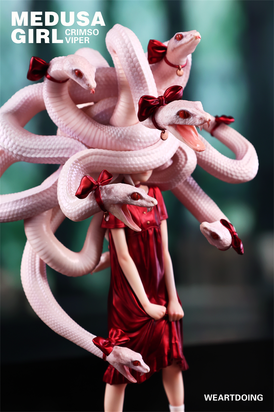 【Pre-sale】Medusa Girl-Green Viper and Crimson Viper-WeArtDoing Studio