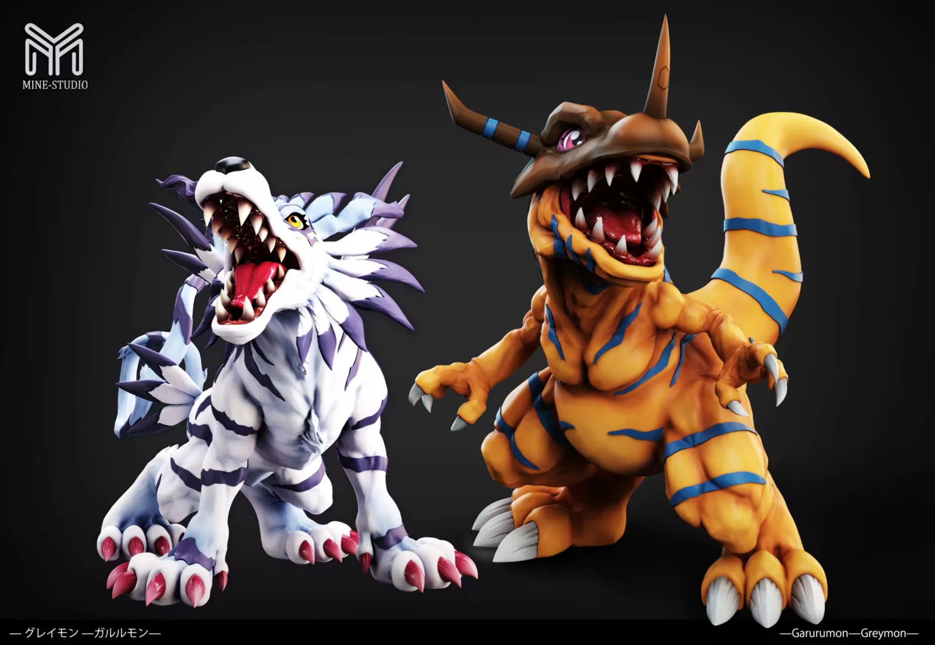 【Pre-sale】War Greymon 2.0-Digimon Adventure-Mine Studio