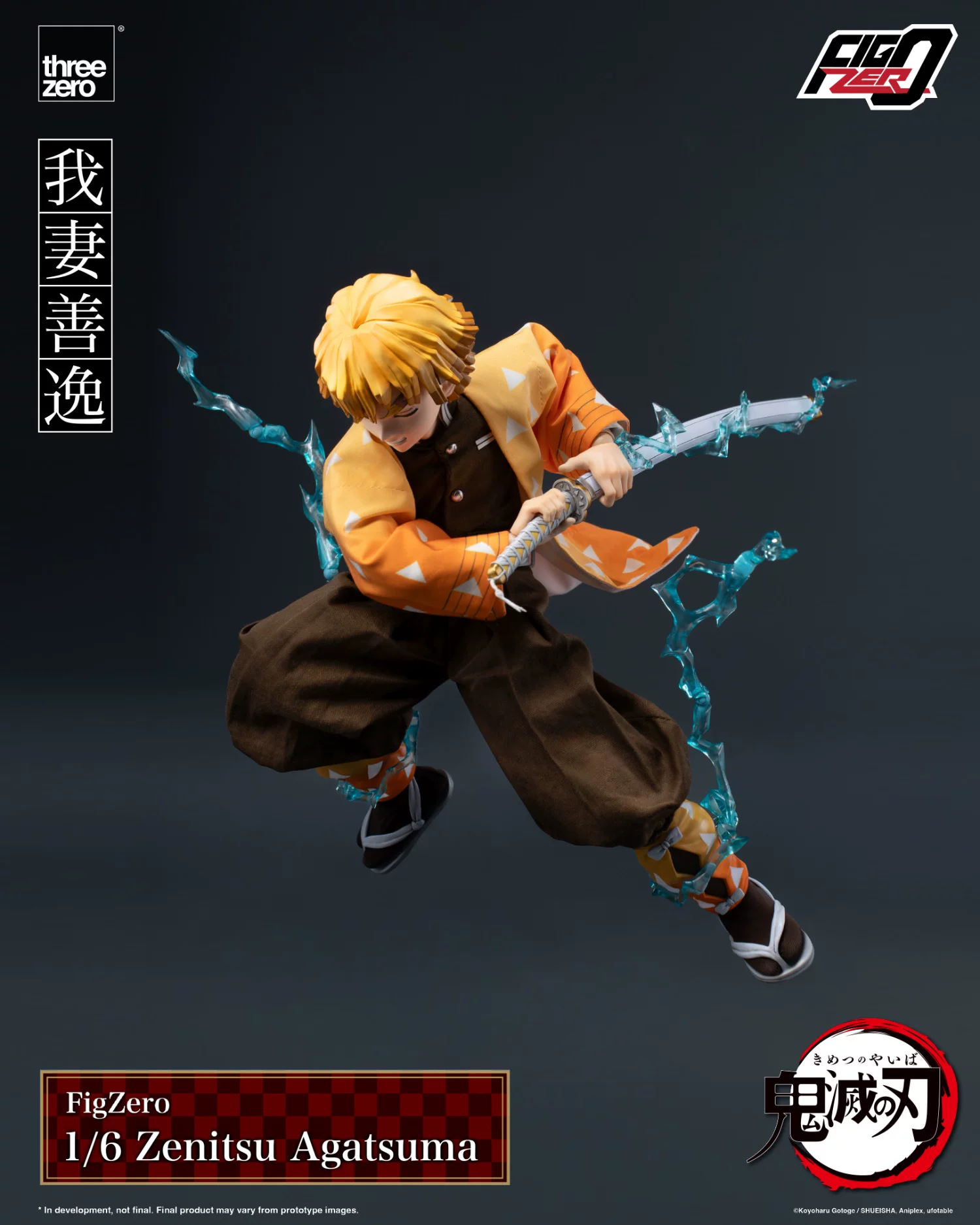 【Pre-sale】1/6 Scale Agatsuma Zenitsu-Demon Slayer-Threezero Studio