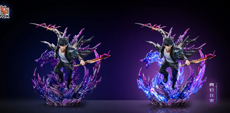 【Pre-sale】Monarch of Shadow Sung Jin woo with LED-Solo Leveling-FOX Studio