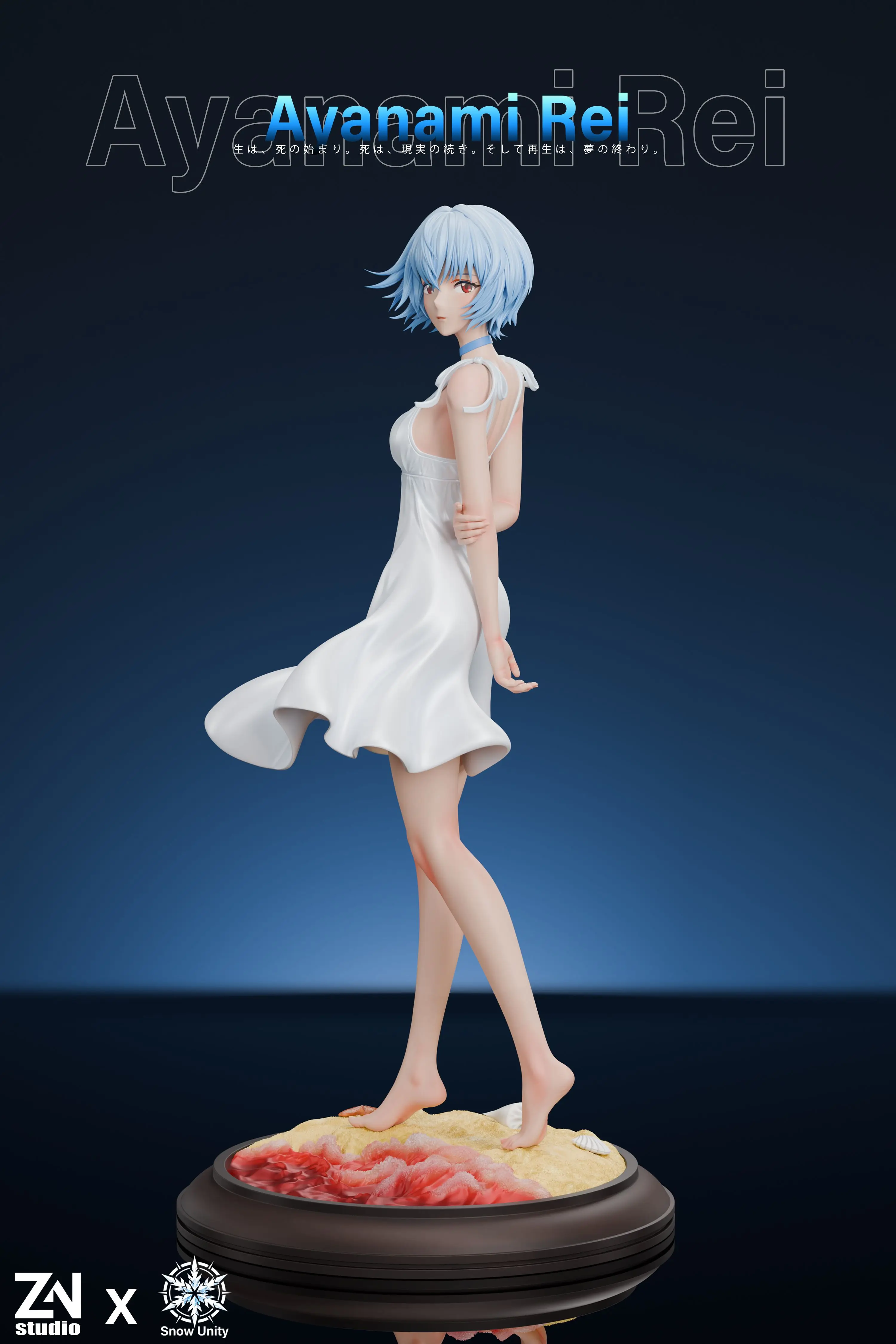 【Pre-sale】1/6 Scale Ayanami Rei-EVA-Snow unity Studio×ZN Studio