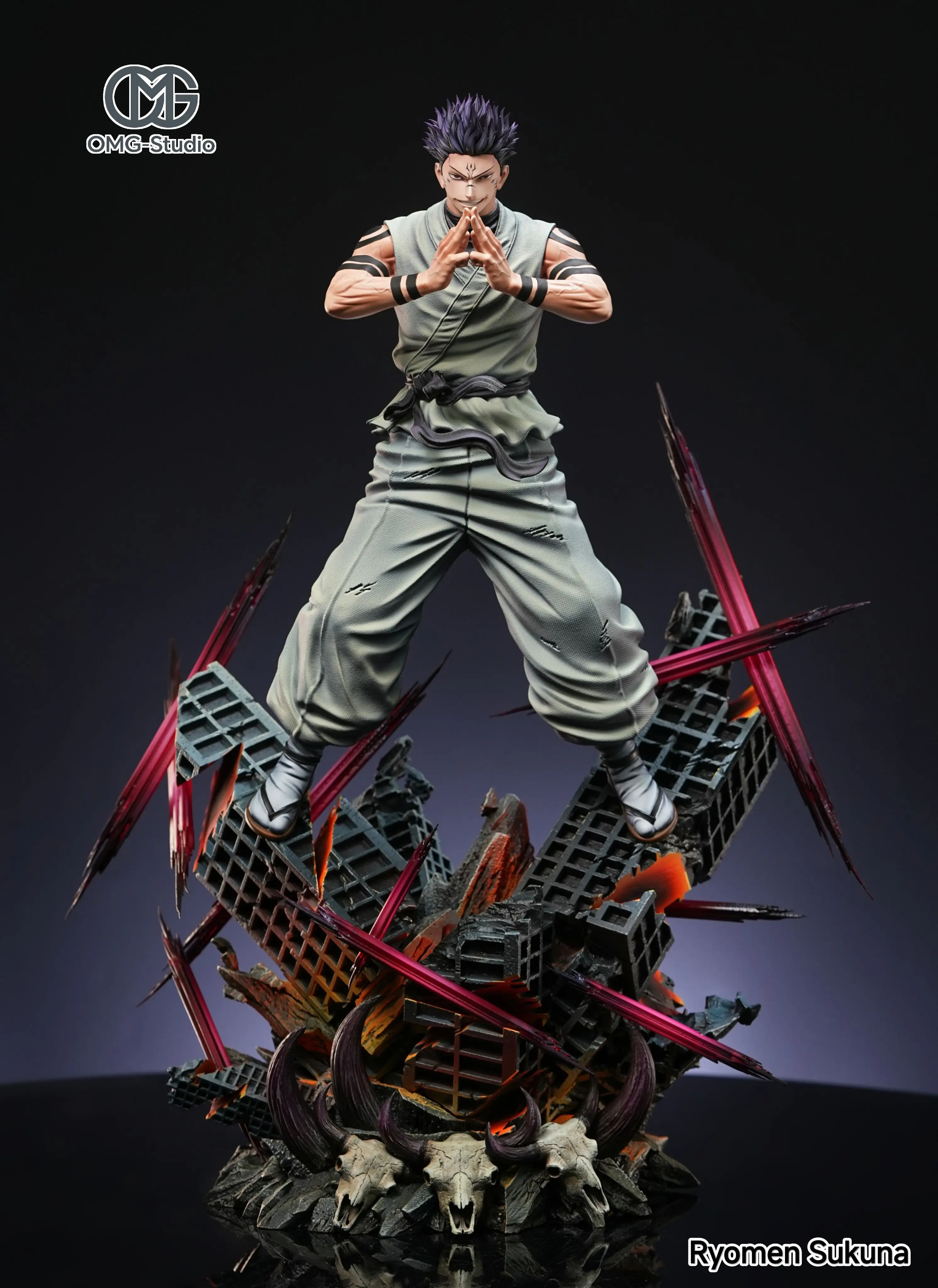 【Pre-sale】1/6 Scale Ryomen Sukuna-Jujutsu Kaisen-OMG Studio