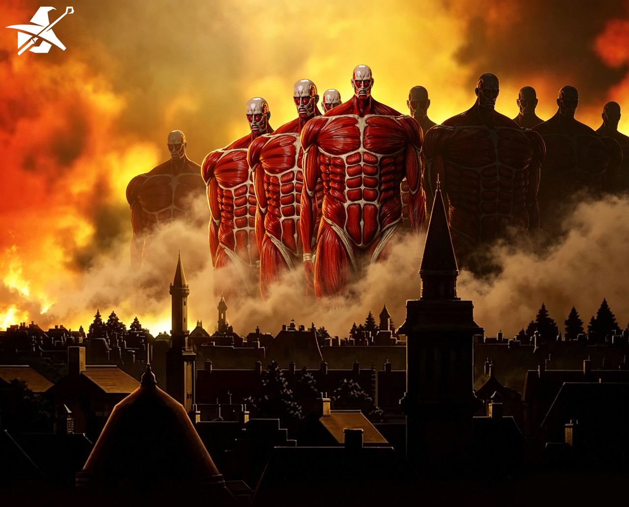 【Pre-sale】Colossal Titan-Attack on Titan-WuShiMoWan Studio