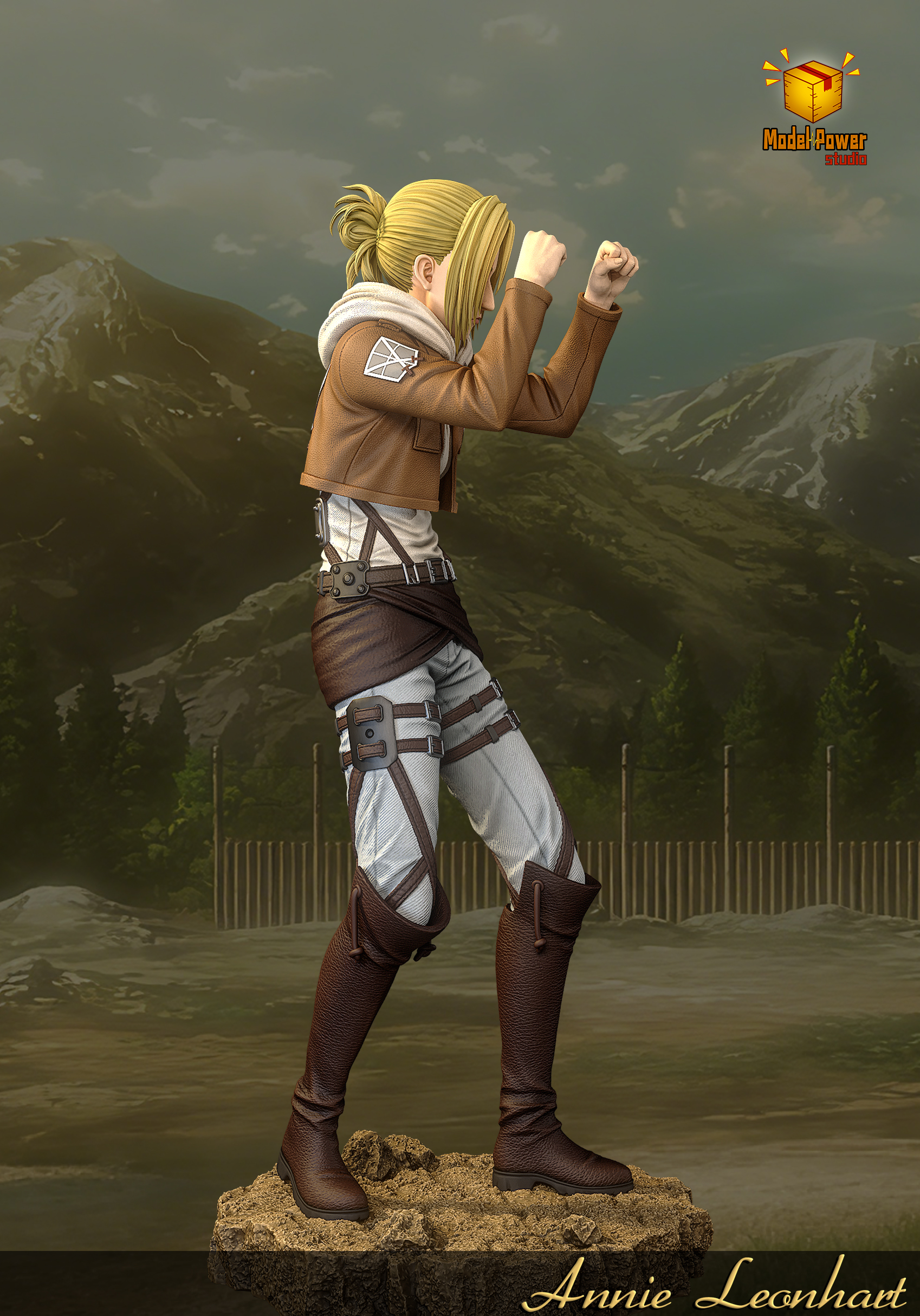 【Pre-sale】Fighting Pose Annie Leonhart-Model Power Studio