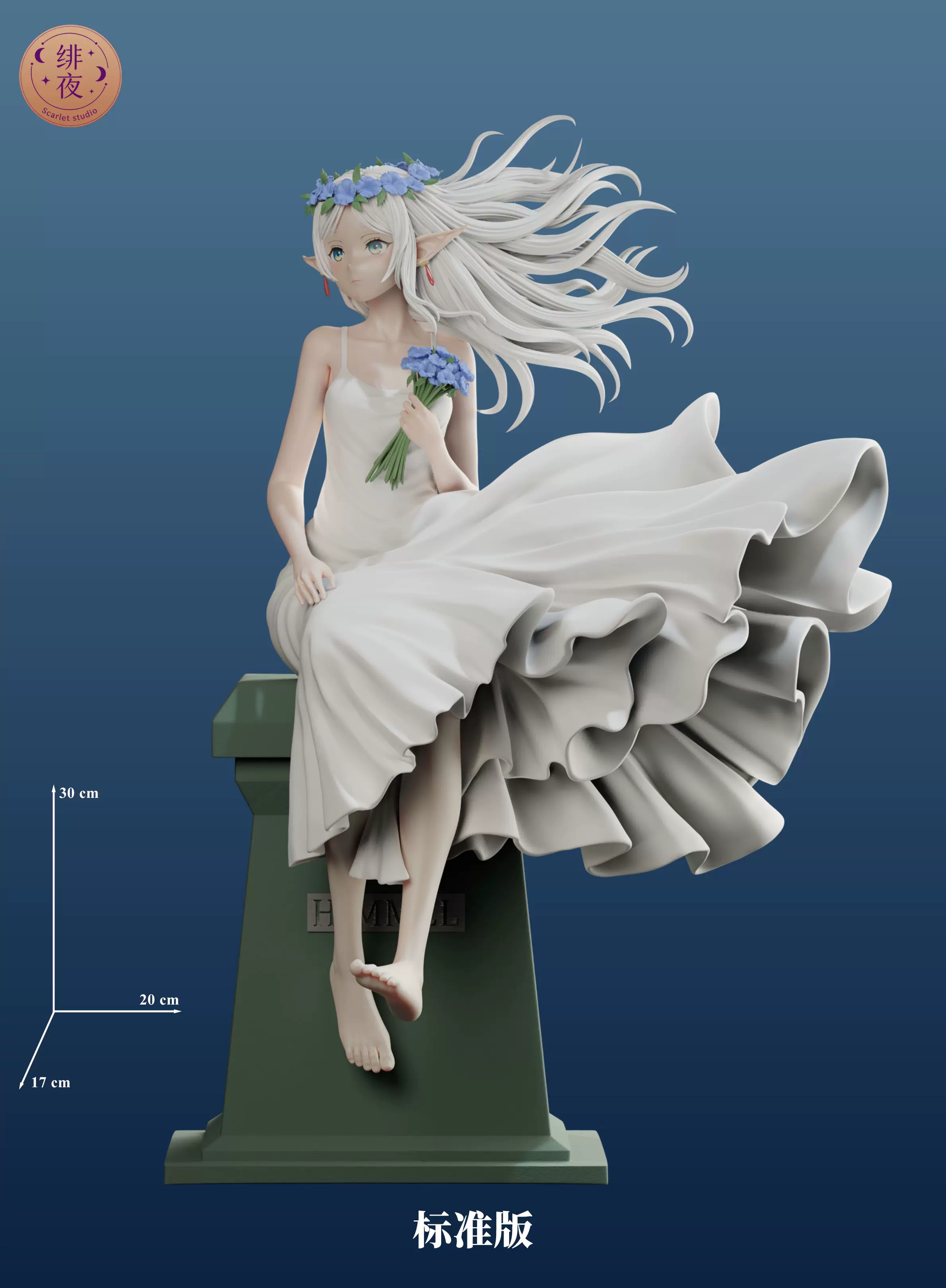 【Pre-sale】1/6 Scale Wedding Frieren-Frieren: Beyond Journey's End-Scarlet Studio