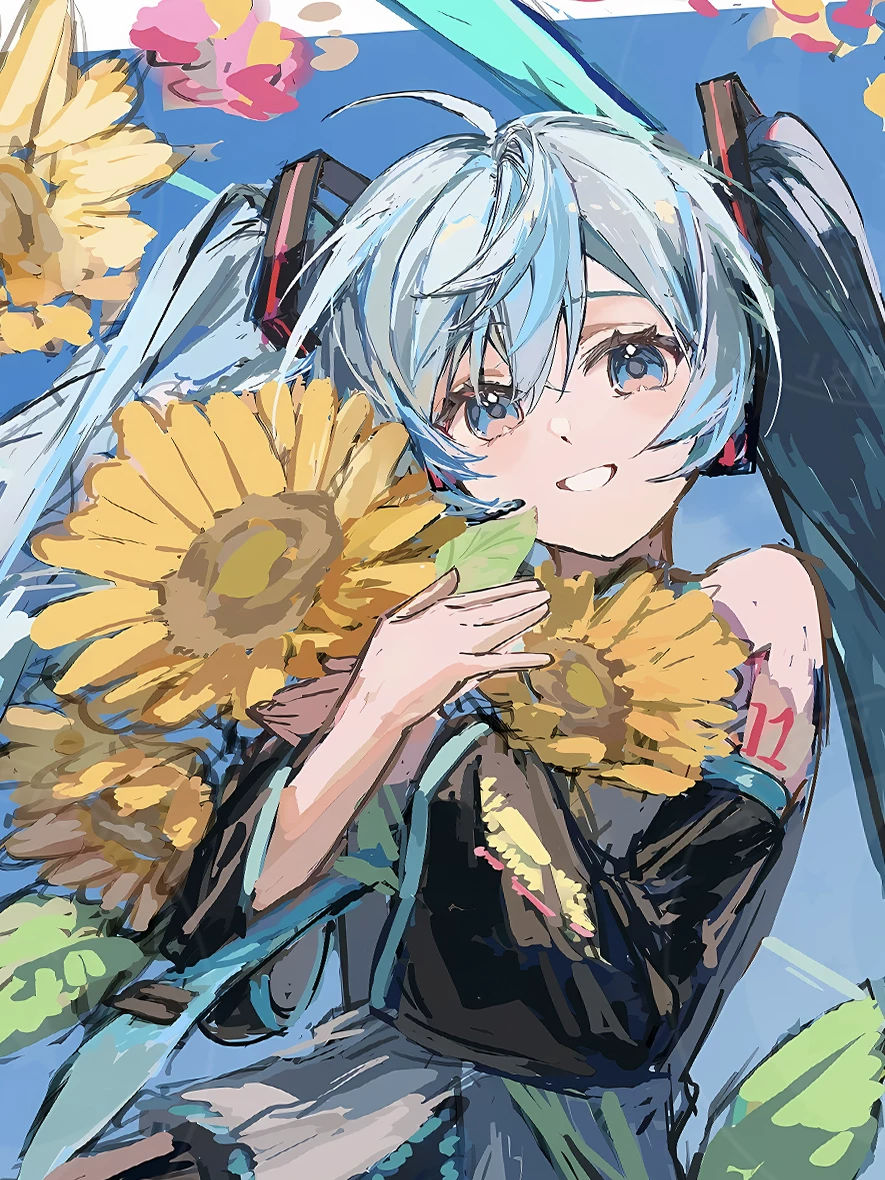 【Pre-sale】Decorative Painting of Hatsune Miku-Vocaloid-XingKong Studio