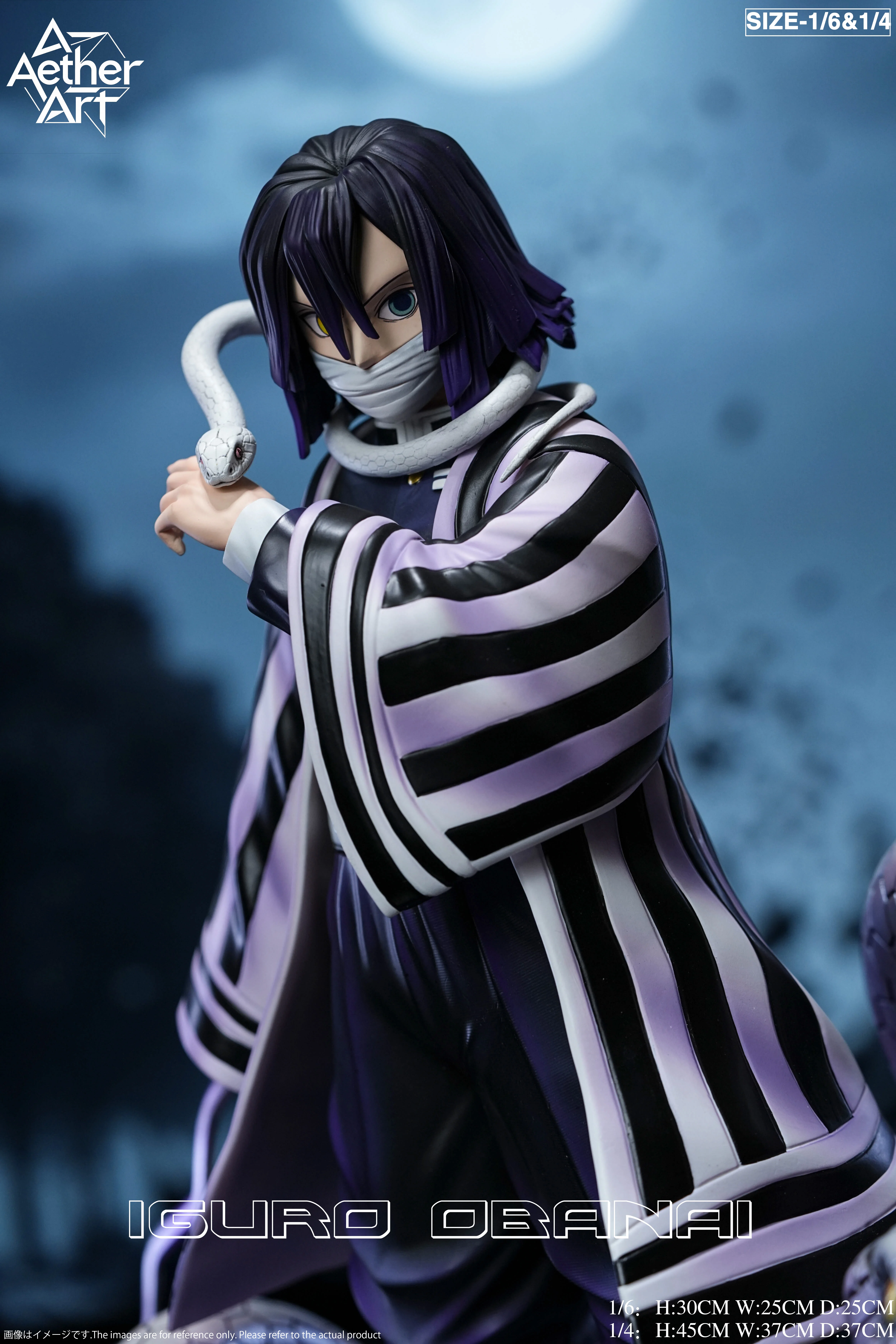 【Pre-sale】1/6 and 1/4 Scale Tomika Giyuu and Iguro Obanai-Demon Slayer-Aether Art Studio