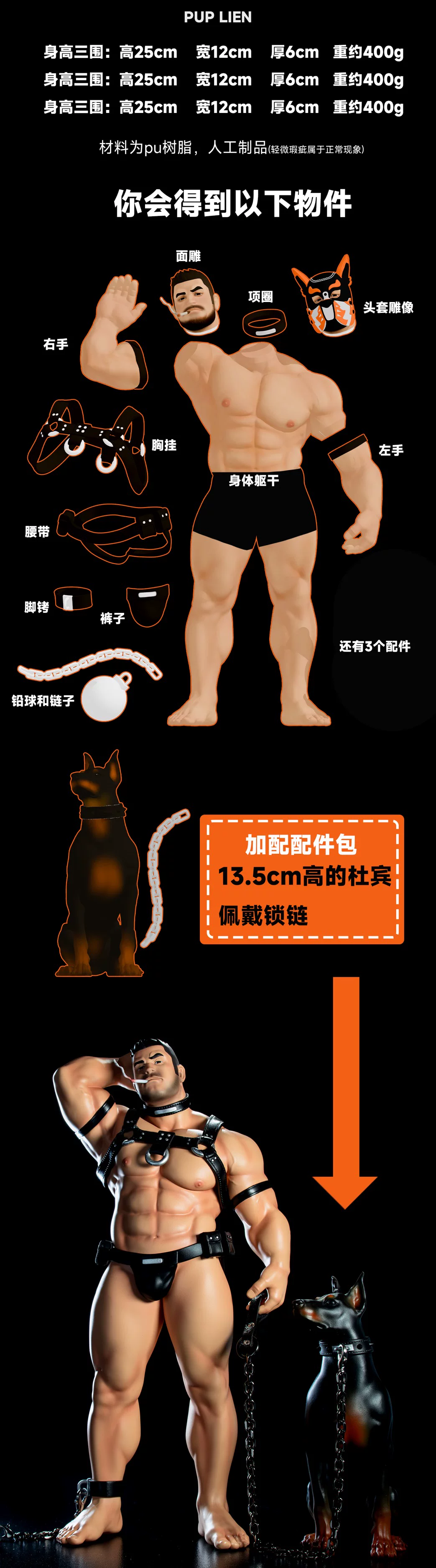 【Pre-sale】1/7 Scale PUP Line Dog Series Pseudo-S Engineer Taiga-Wearguy Studio