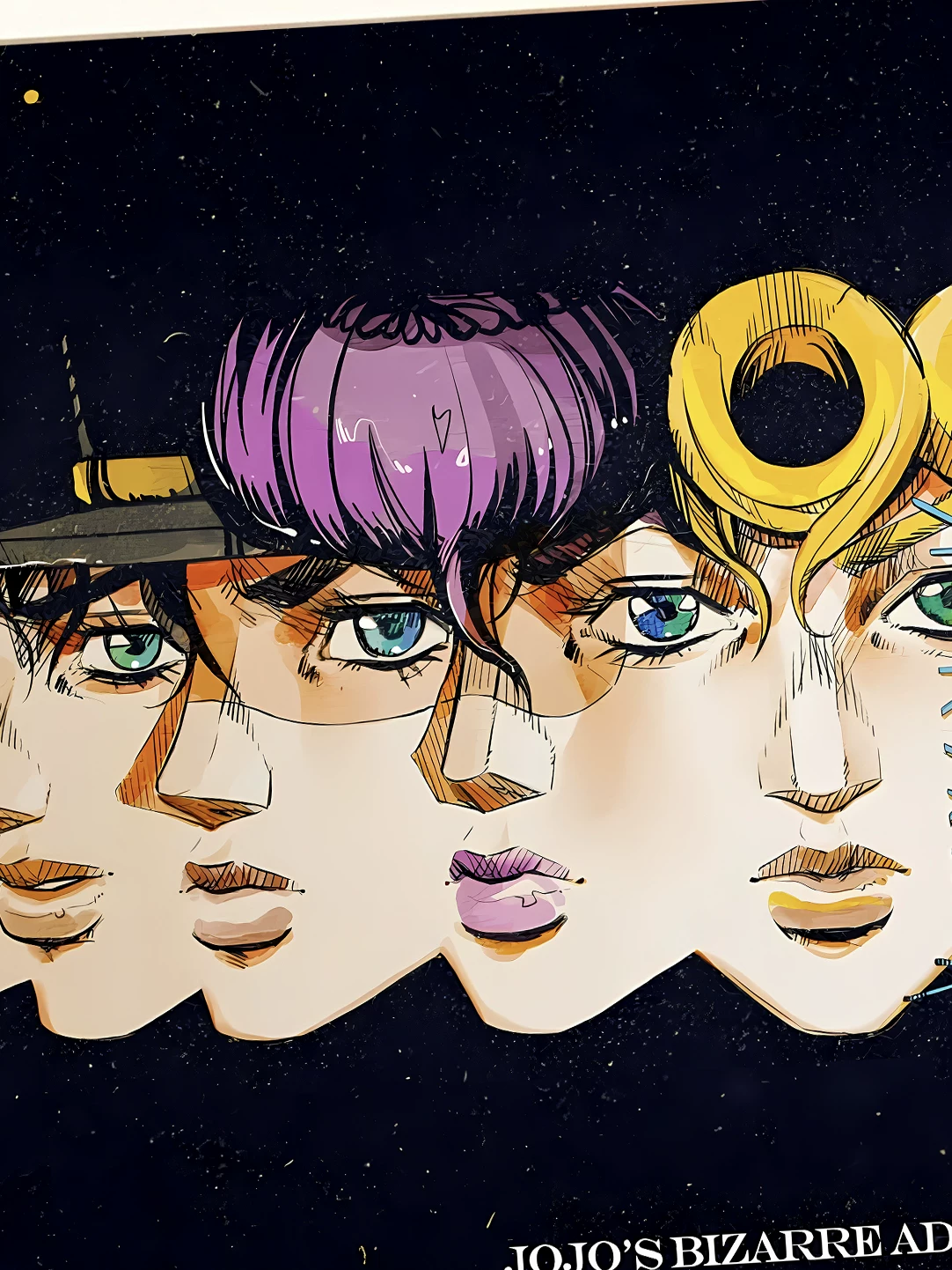 【Pre-sale】Decorative Painting of Nine Jos-JoJo's Bizarre Adventure-XingKong Studio