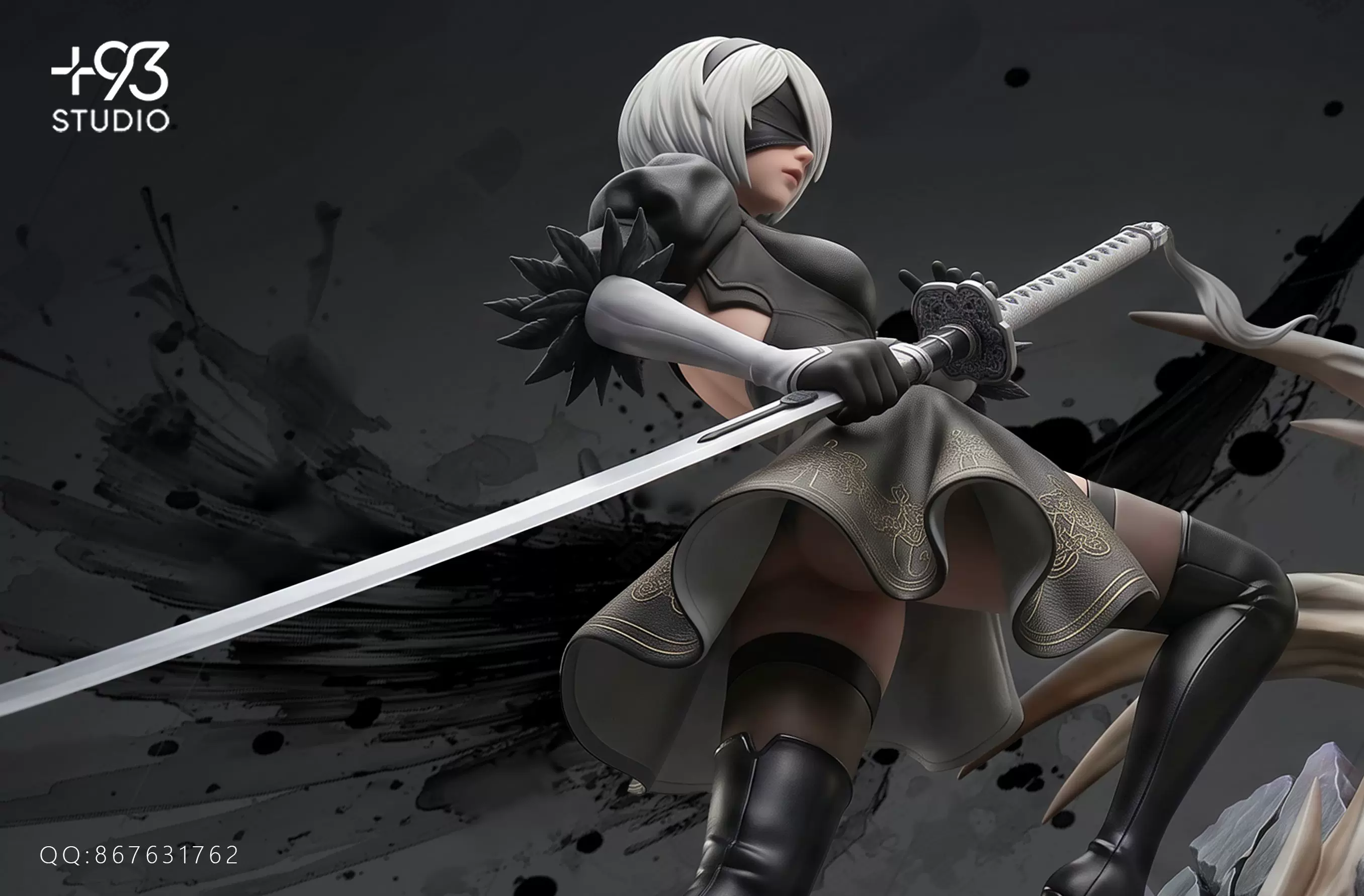 【Pre-sale】1/6 and 1/4 Scale NieR 2B Attack-XIX·III Studio
