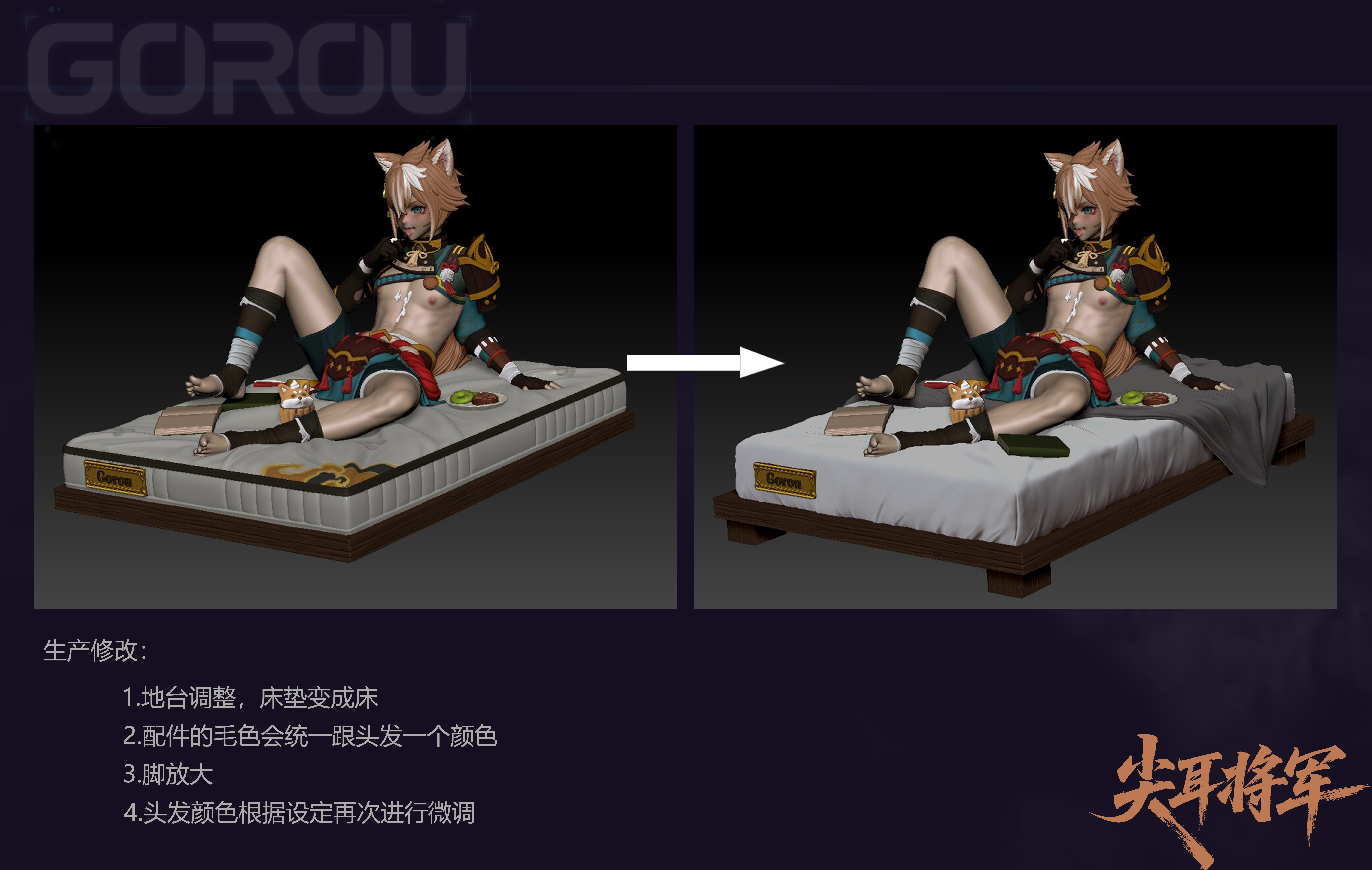 【Pre-sale】1/6 Scale Gorou-Genshin Impact-LAboo Studio