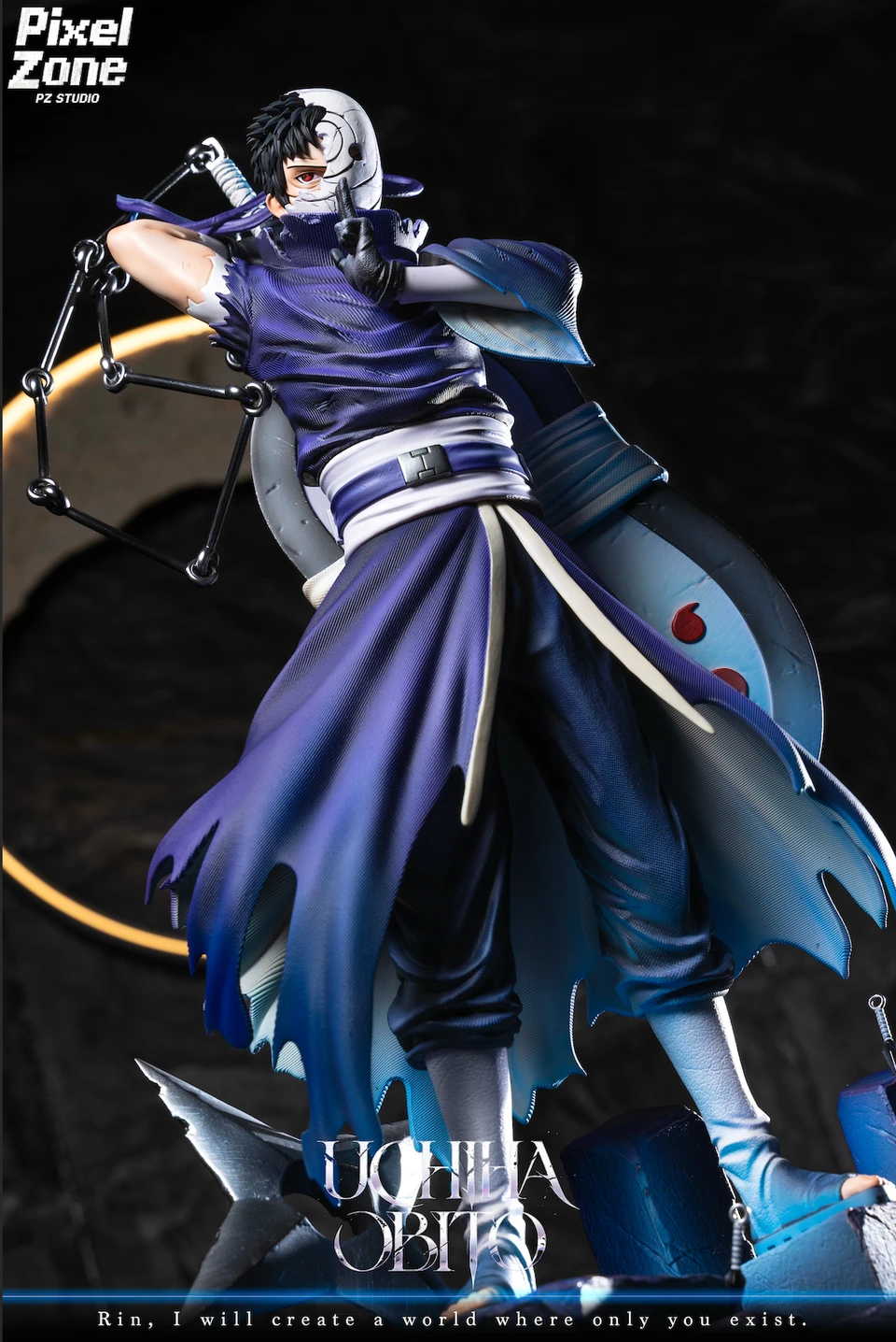 【Pre-sale】1/6 Scale Uchiha Obito with LED-Naruto-Pixel Zone Studio