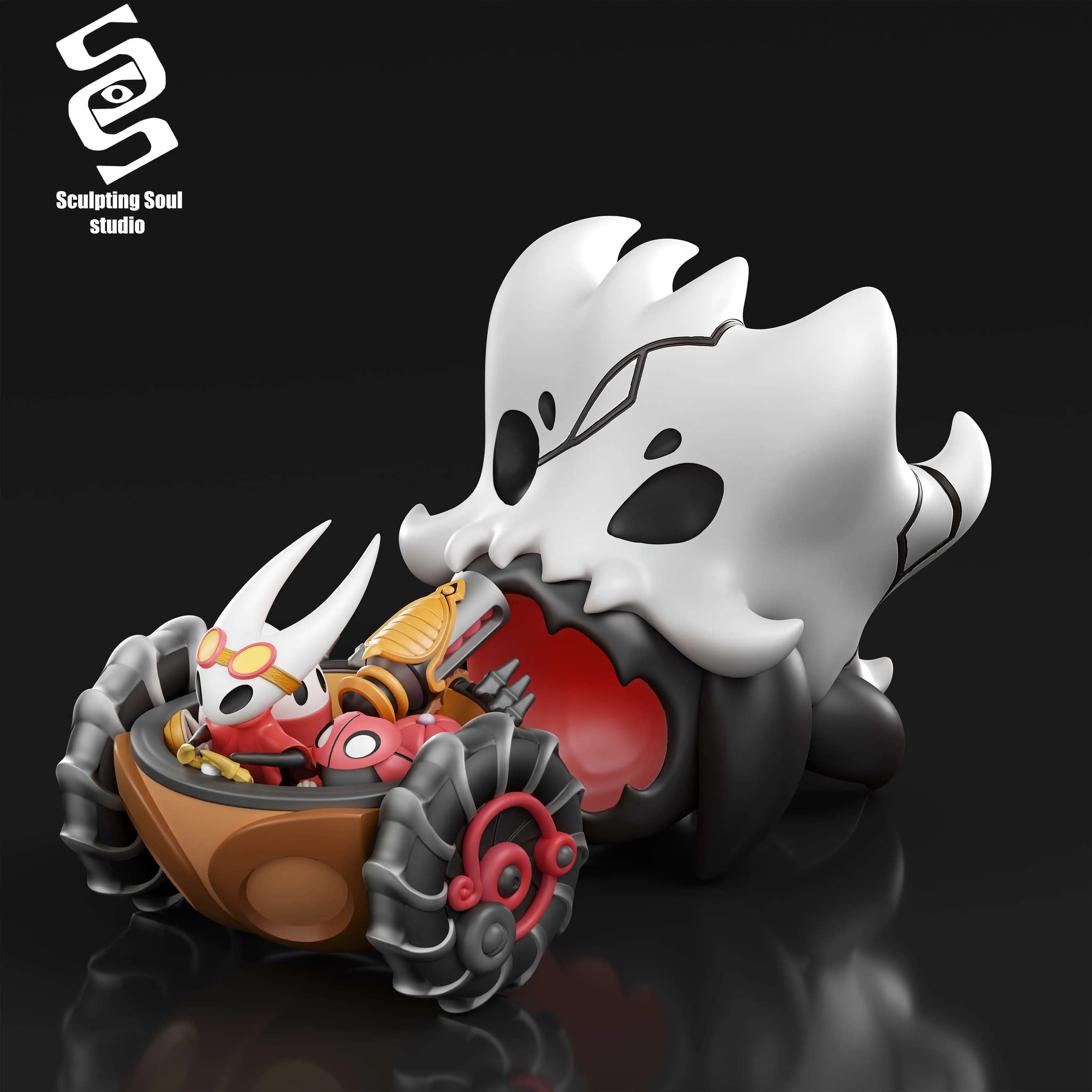 【Pre-sale】What If: Rescuing Pilbloom Silksong Mechanic Hornet-Hollow Knight-Sculpting Soul Studio