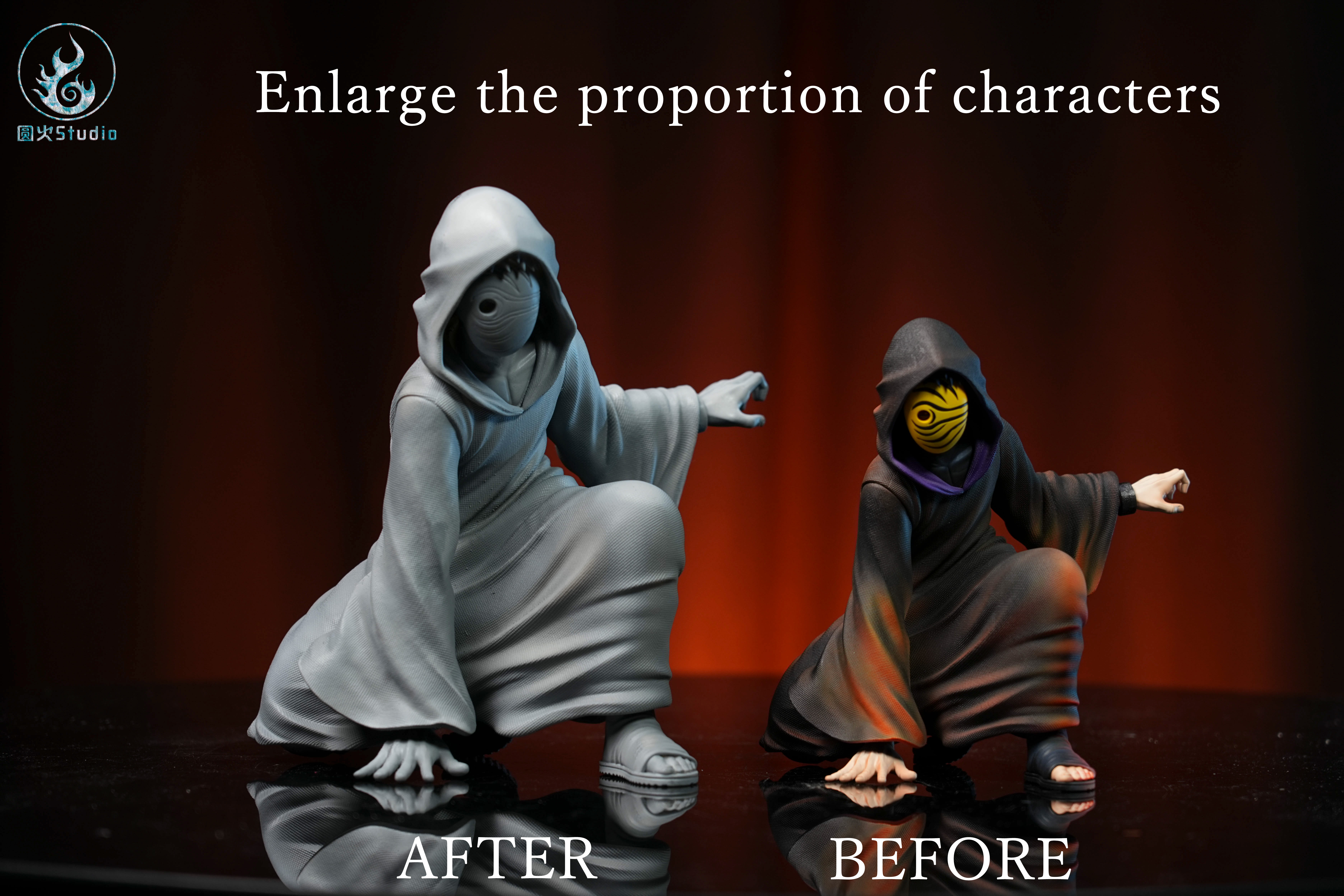 【Pre-sale】1/5 Scale Uchiha Obito-Naruto-YuanHuo Studio