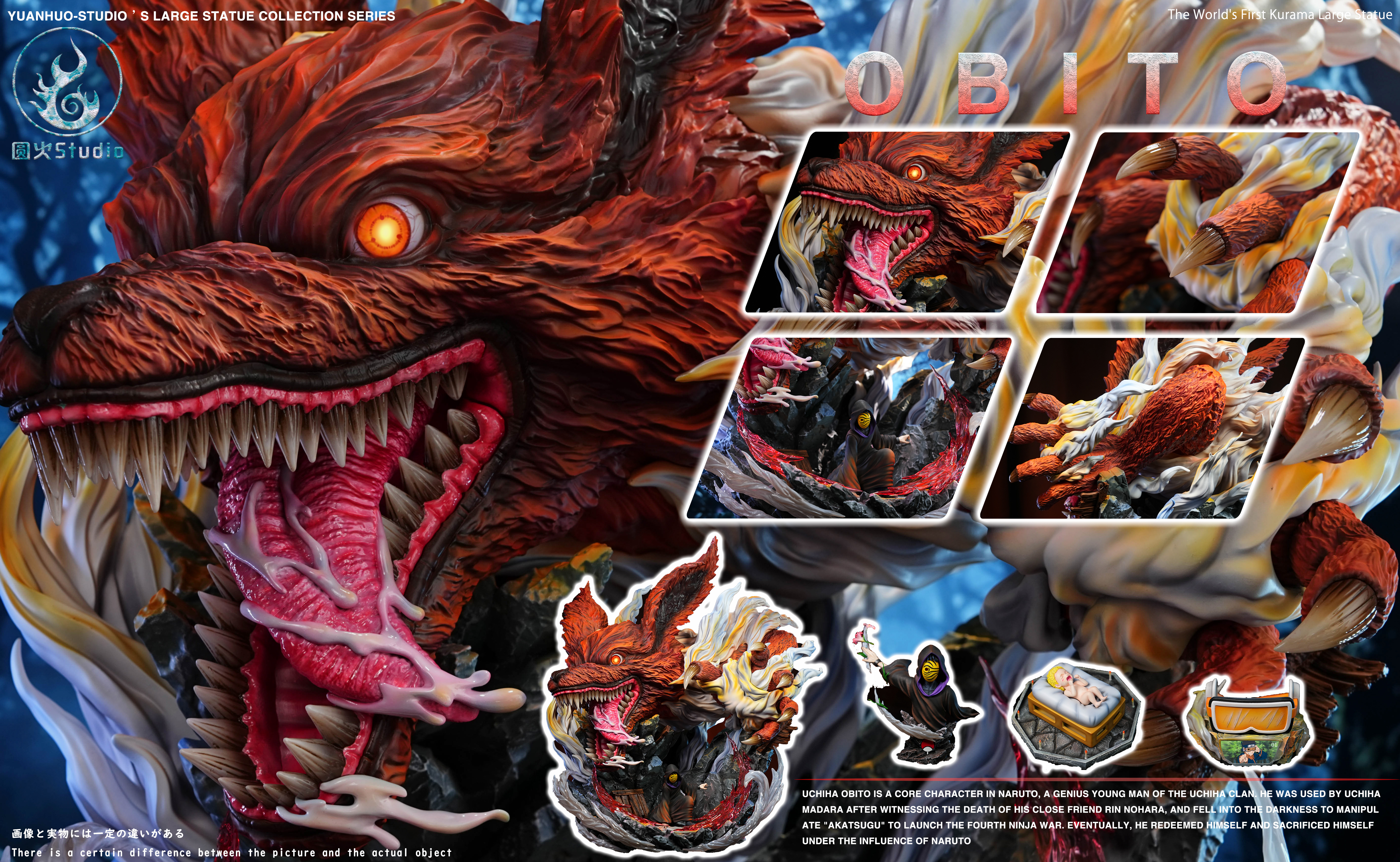 【Pre-sale】1/5 Scale Uchiha Obito-Naruto-YuanHuo Studio