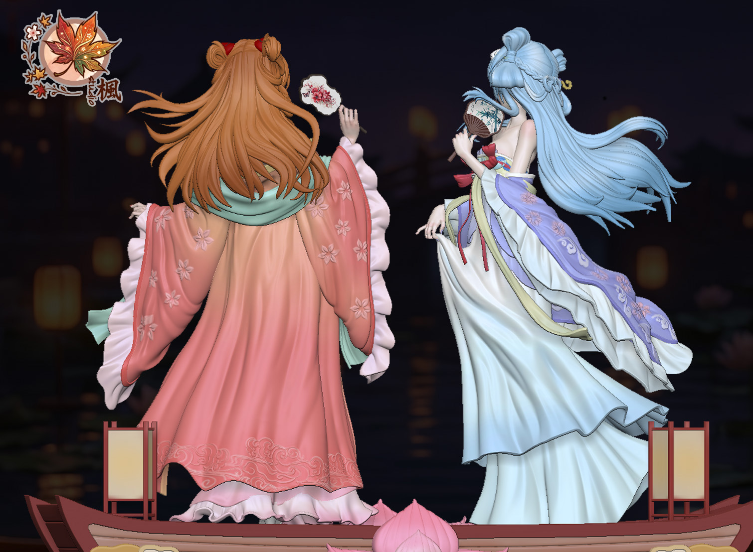 【Pre-sale closed】1/6 Scale Ayanami Rei and Asuka-EVA-FengYe Studio