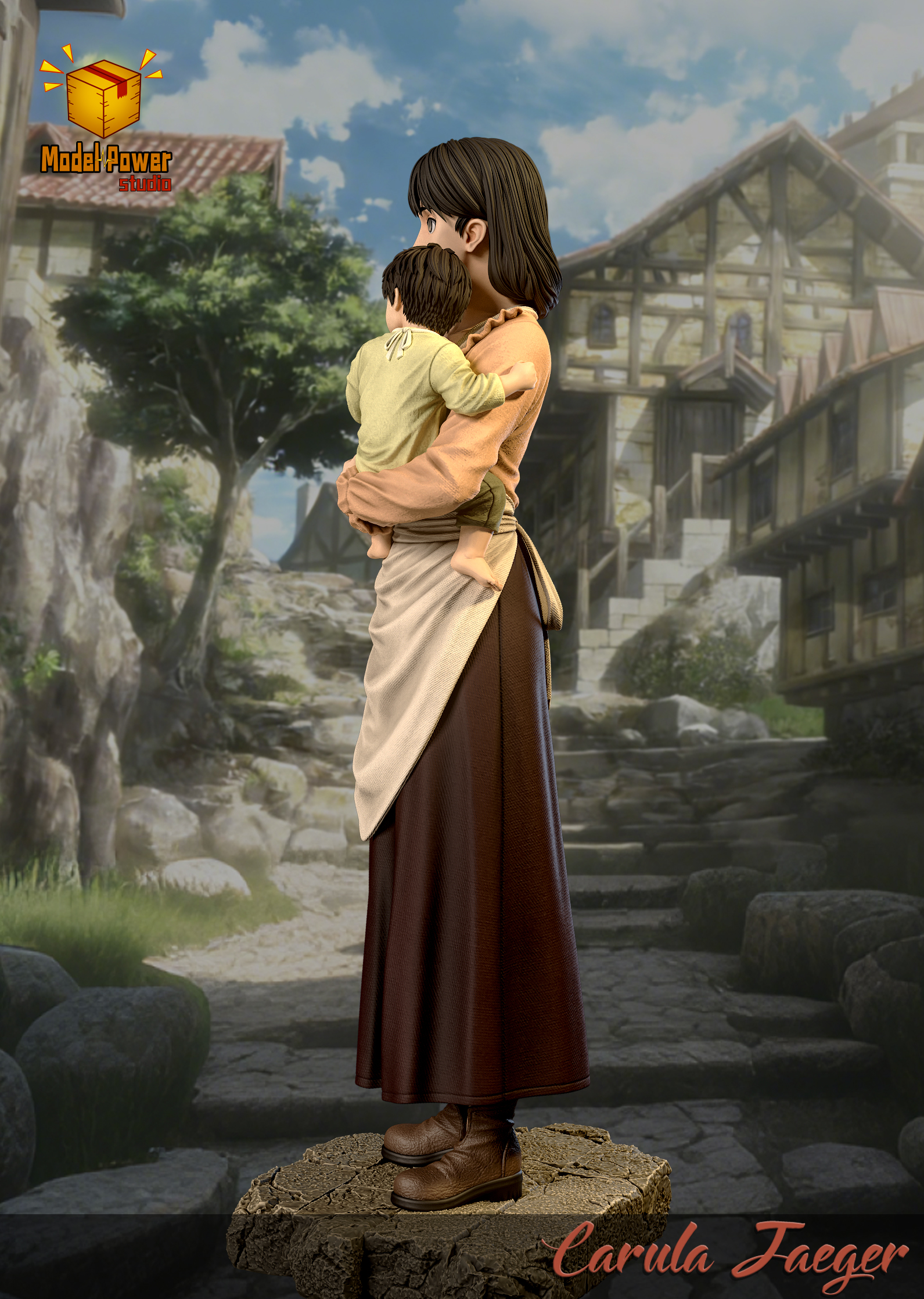 【Pre-sale】Carla Jeager and Eren Jeager-Model Power Studio