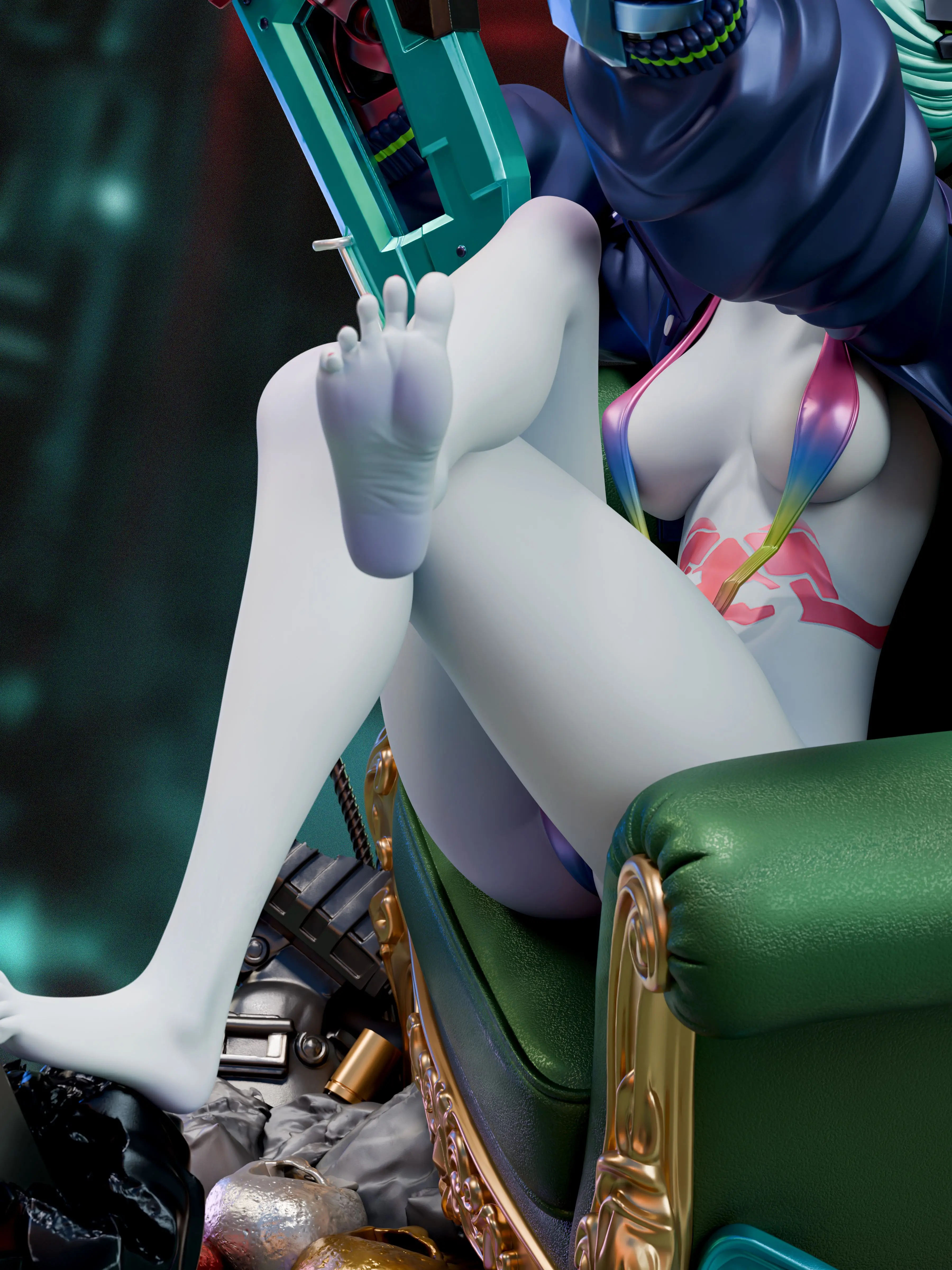 【Pre-sale】1/4 Scale Rebecca-Cyberpunk: Edgerunners-Reflection Studio