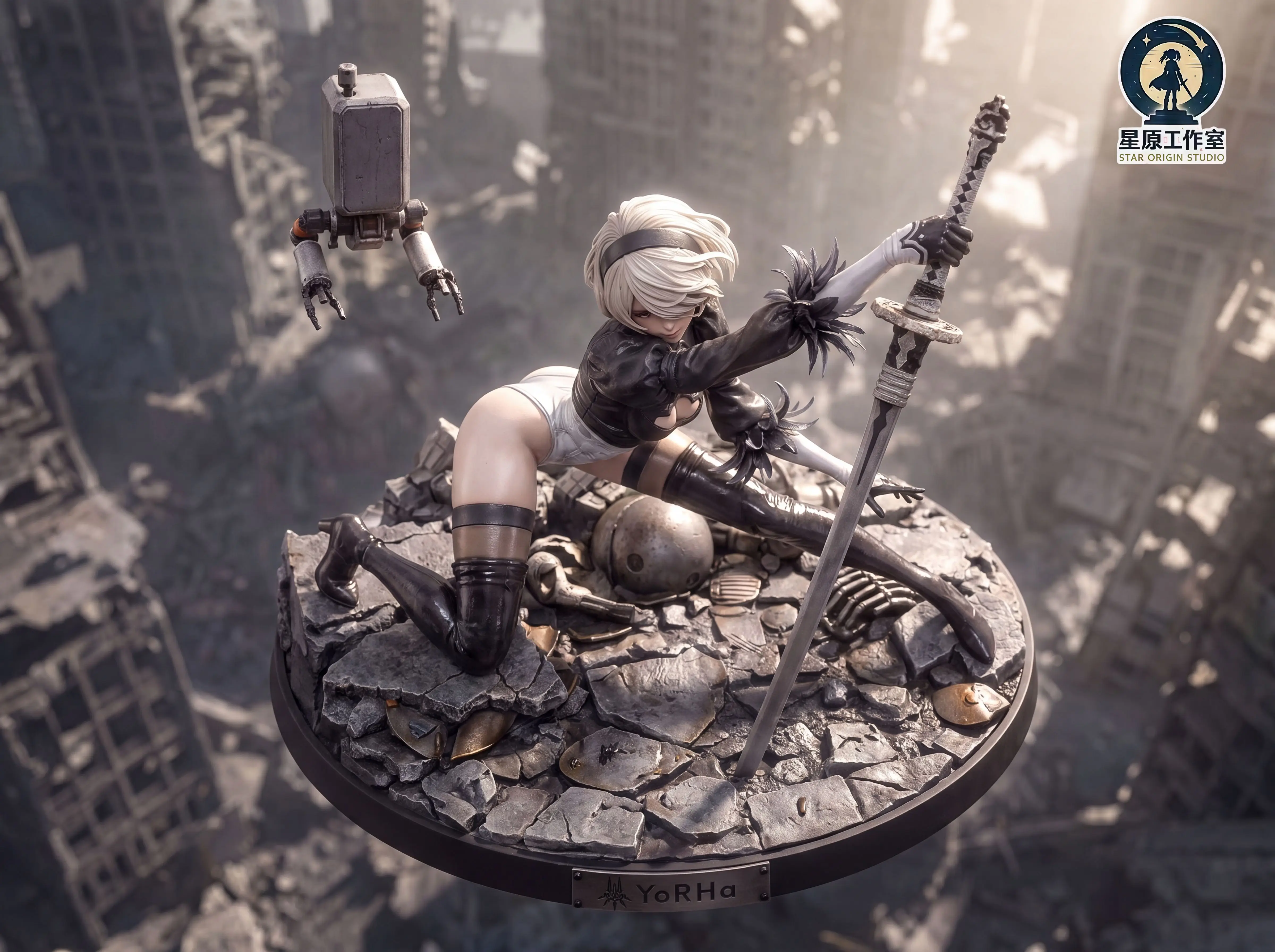 【Pre-sale】1/6 and 1/4 Scale NieR 2B Apocalyptic Warrior Maiden-NieR:Automata-Star Origin Studio