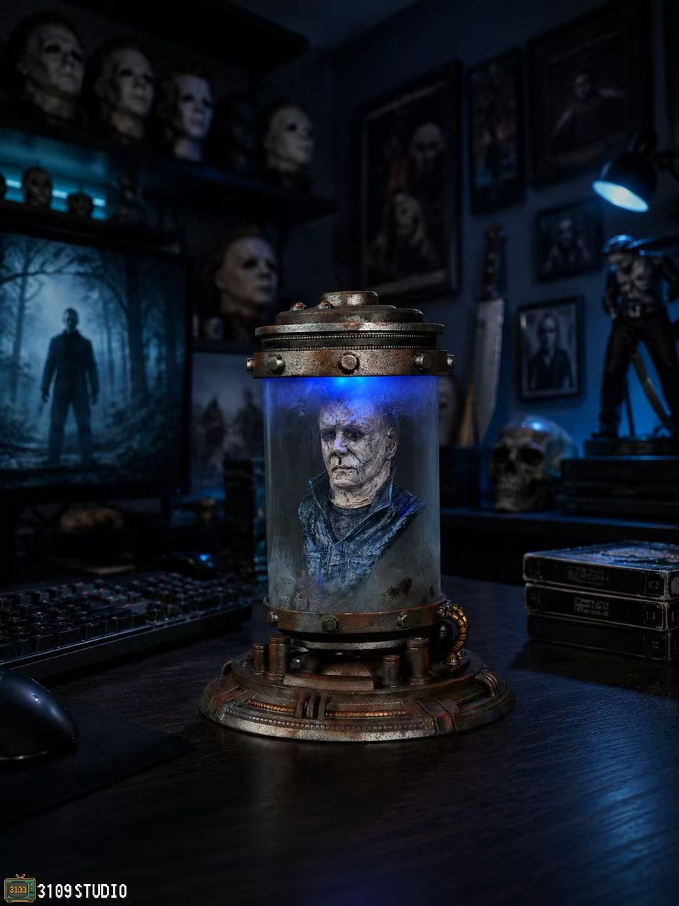 【Pre-sale】1/4 Scale Michael Myers and Freddy Krueger Head Jar-3109 Studio