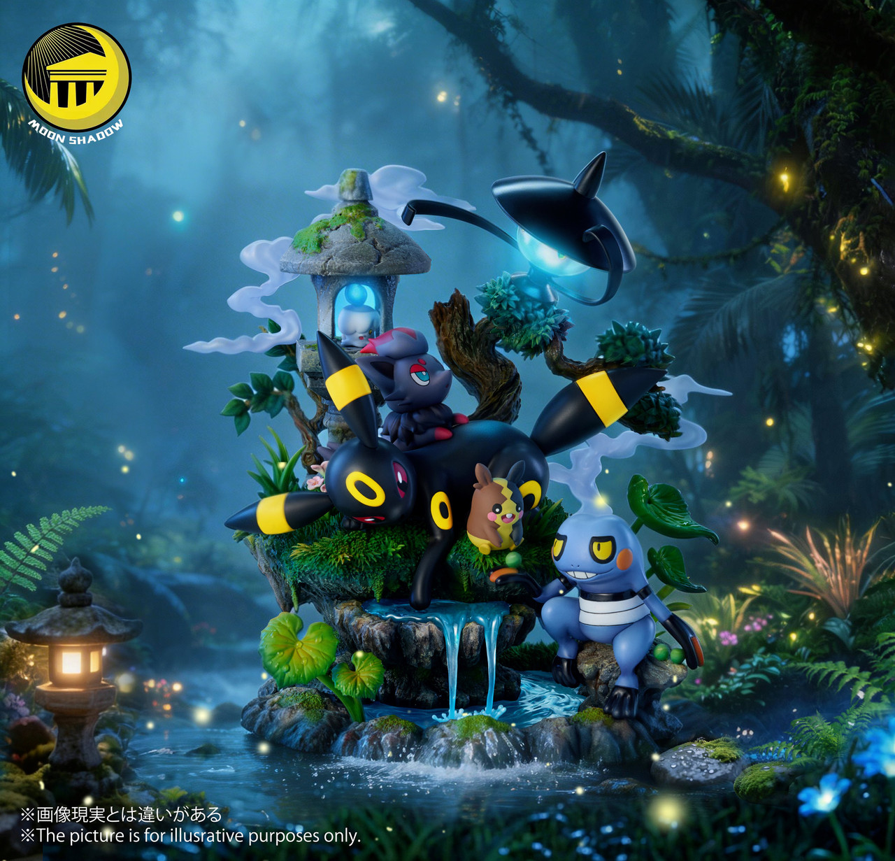 【Pre-sale】Umbreon Natural Scene-Pokemon-Moon Shadow Studio