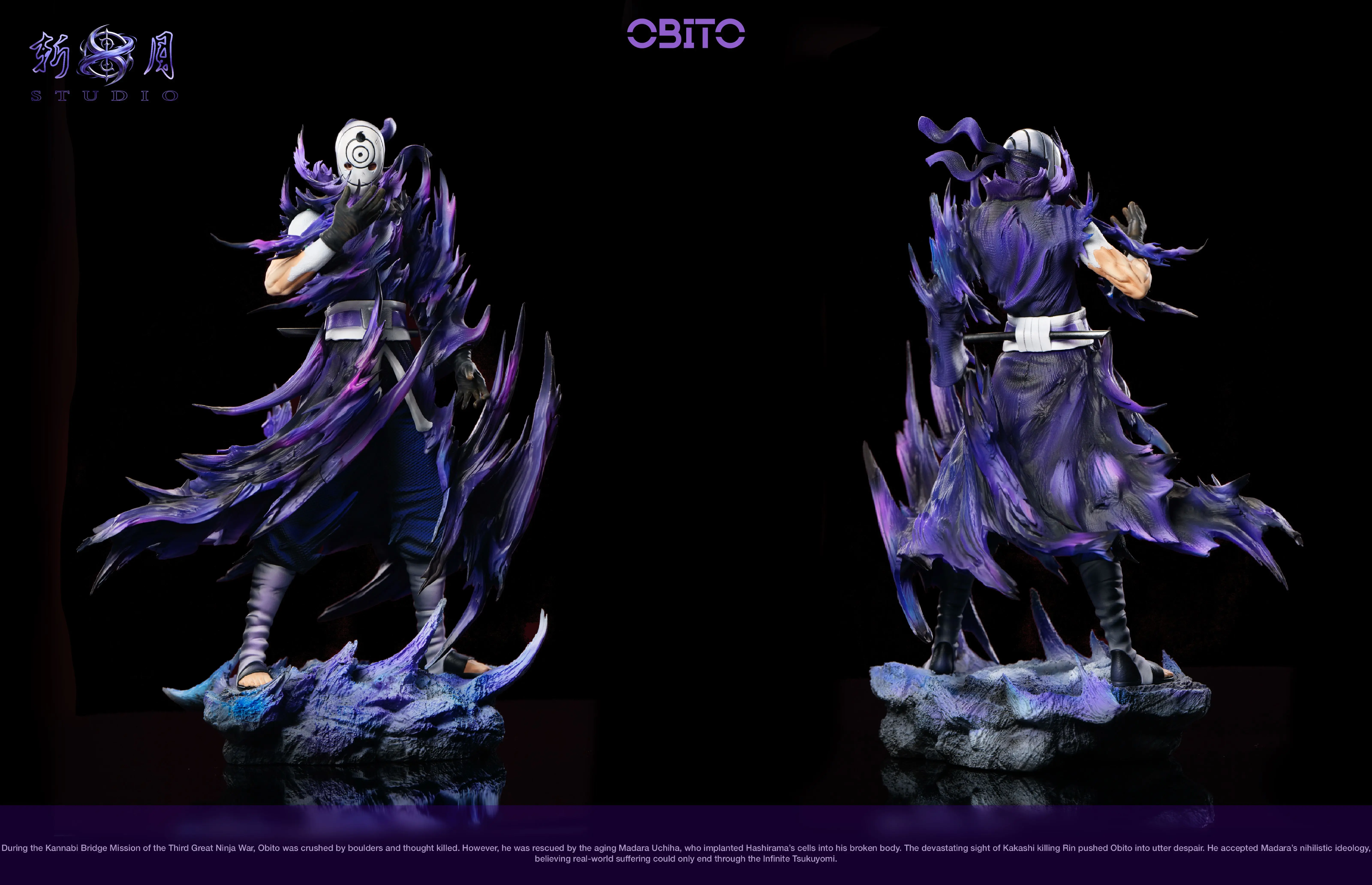 【Pre-sale】1/6 and 1/4 Scale Uchiha Obito-Naruto-ZhanYue Studio