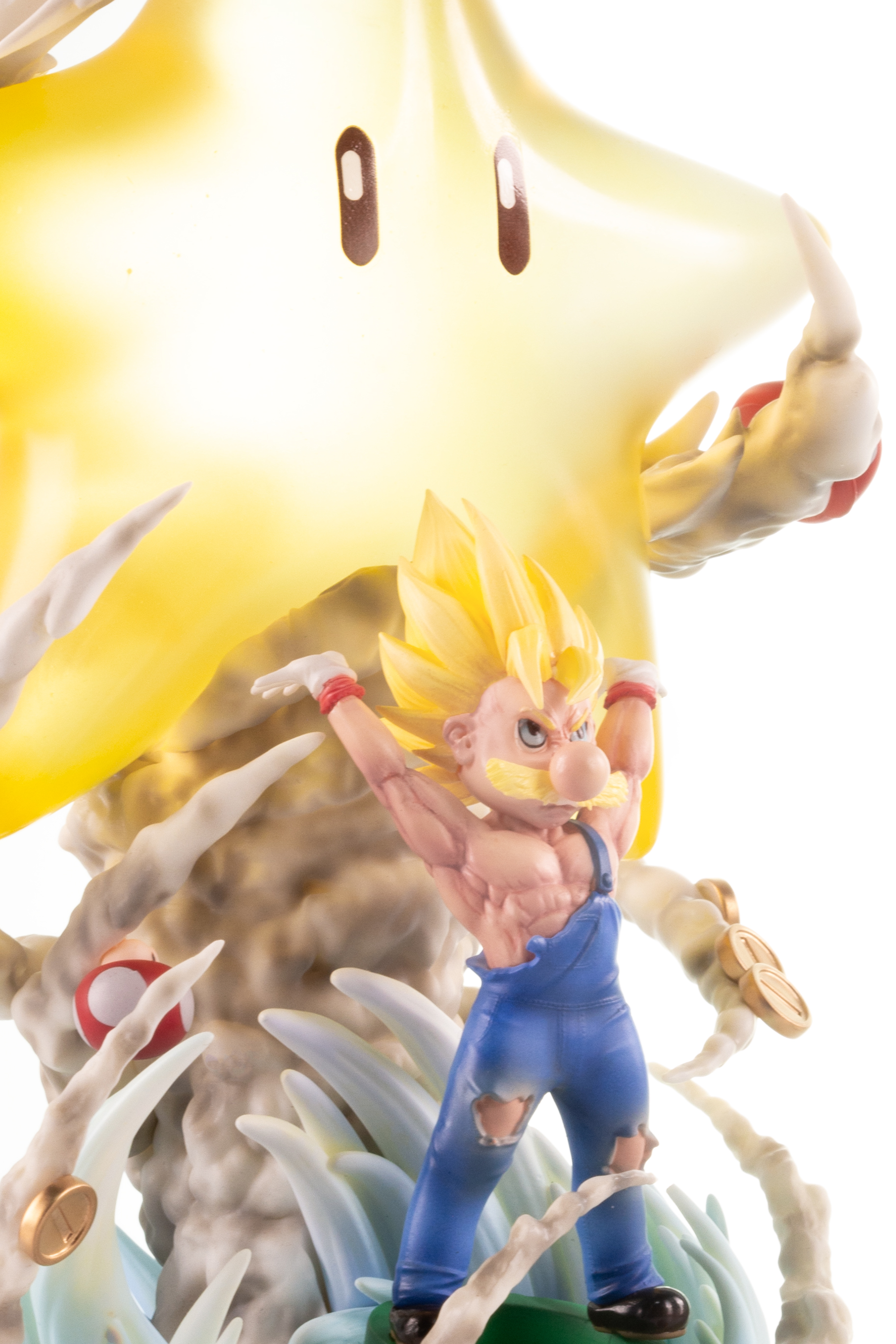 【Pre-sale】Super Saiyan Mario with LED-ChaoShe Studio