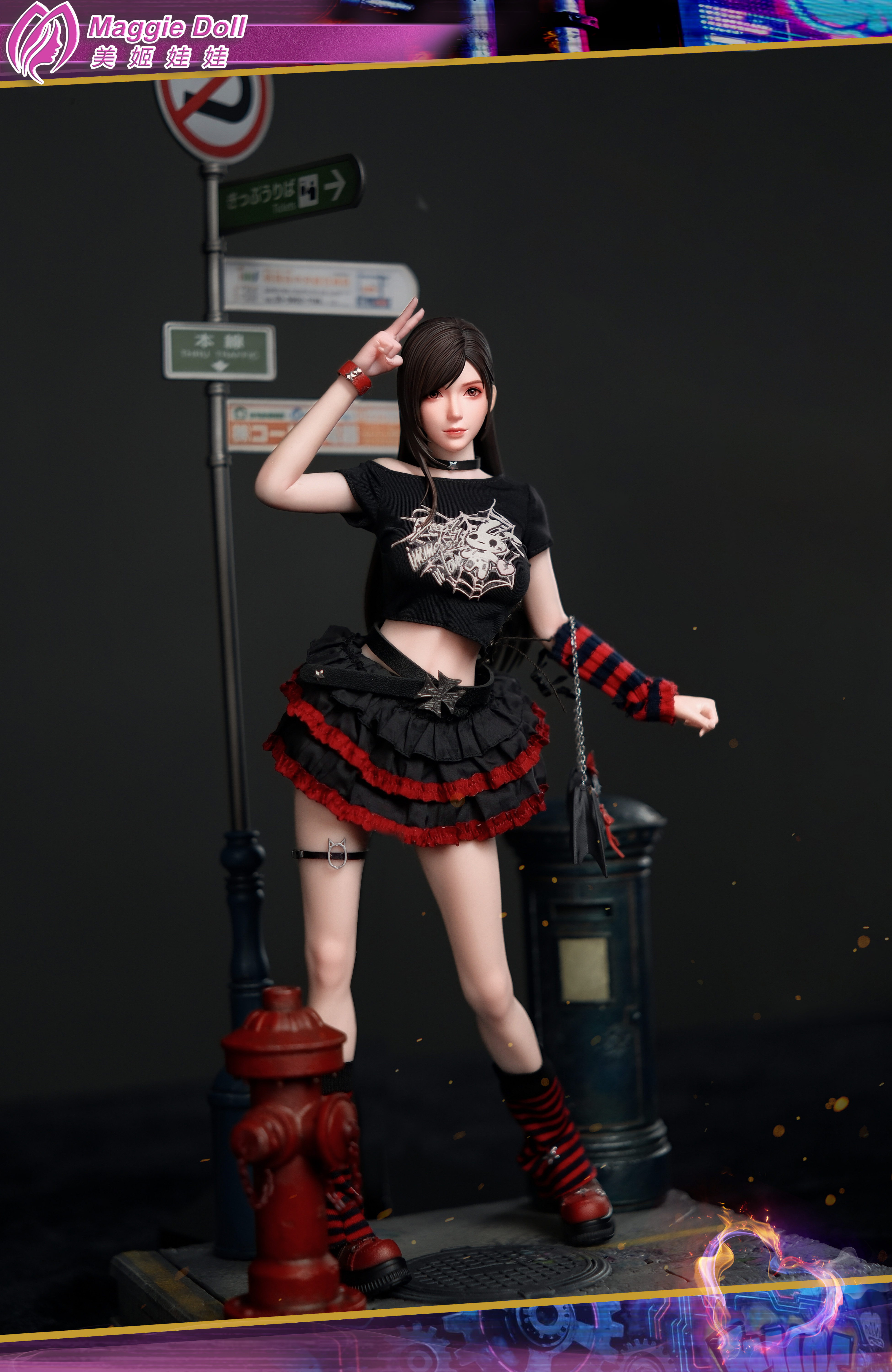 【Pre-sale】1/6 Scale Cyberpunk Girl Tia-Maggie Doll Studio