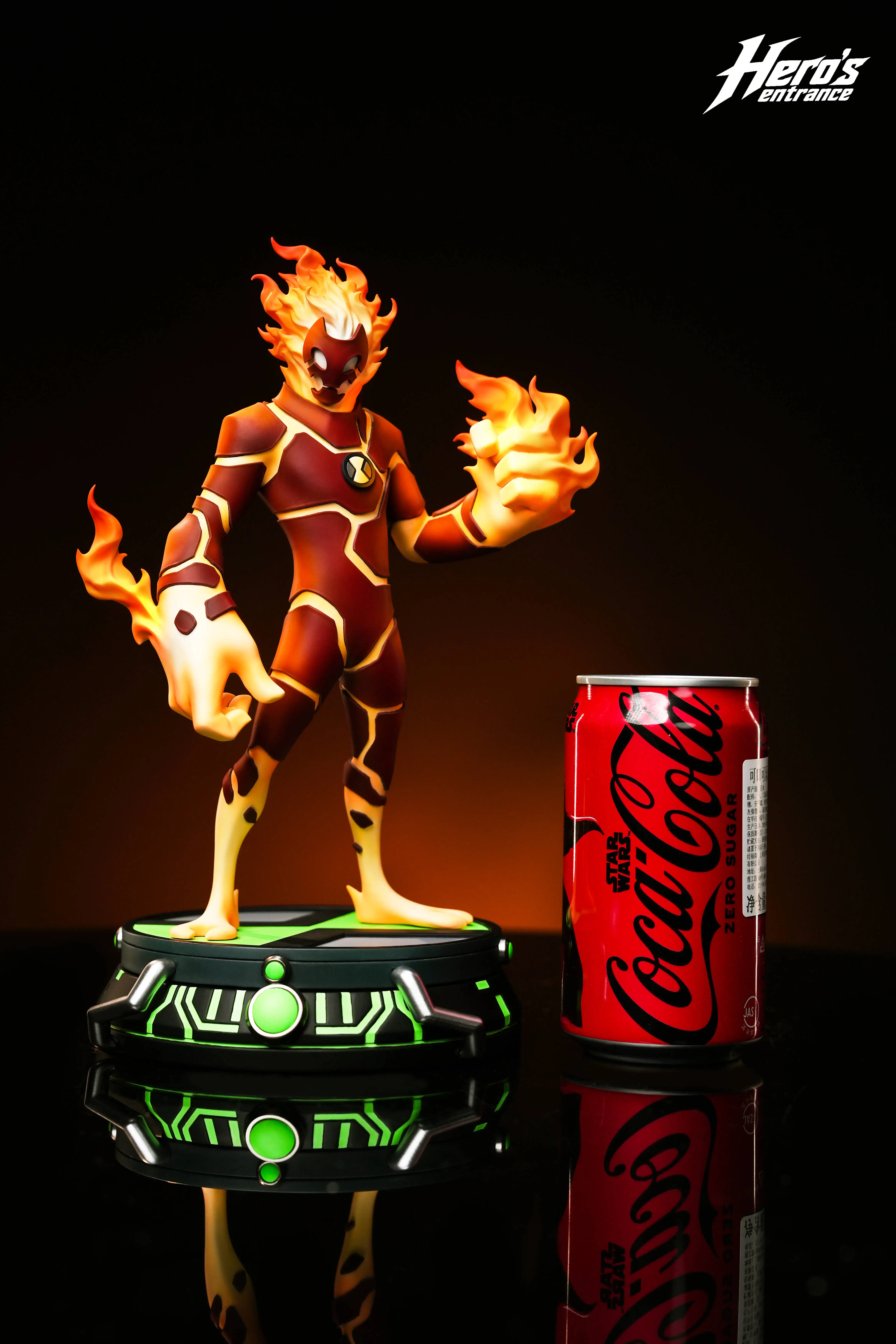 【Pre-sale】Heatblast with LED-Ben 10-Hero's Entrance Studio