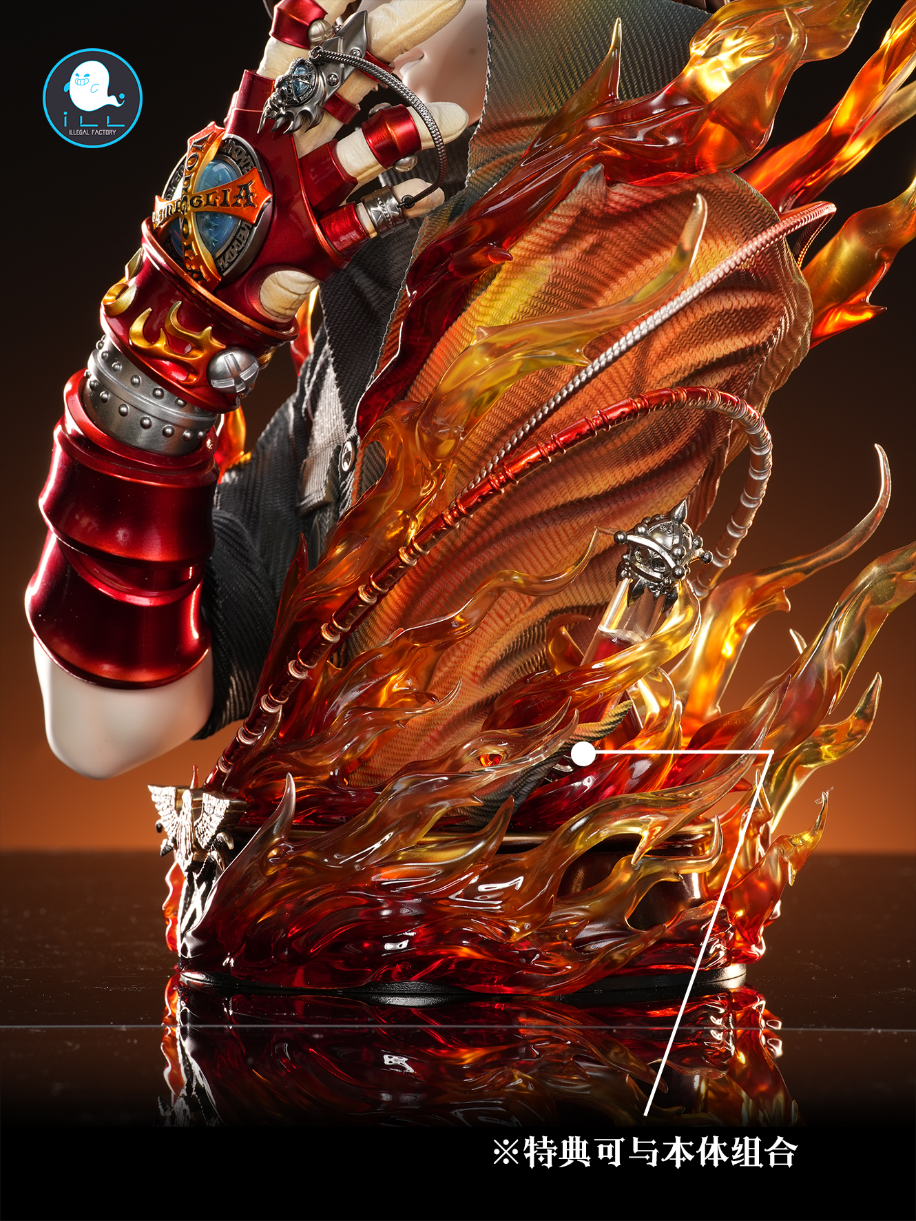 【Pre-sale】020 Bust of Sawada Tsunayoshi with LED-ILLegal FACTORY Studio