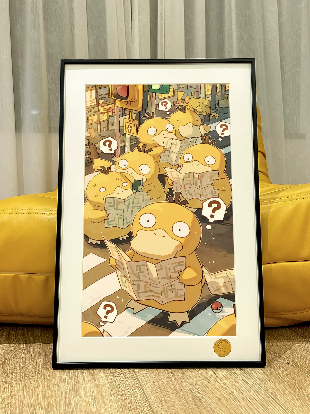 【Pre-sale】Decorative Painting of Psyduck-Pokemon-XingKong Studio