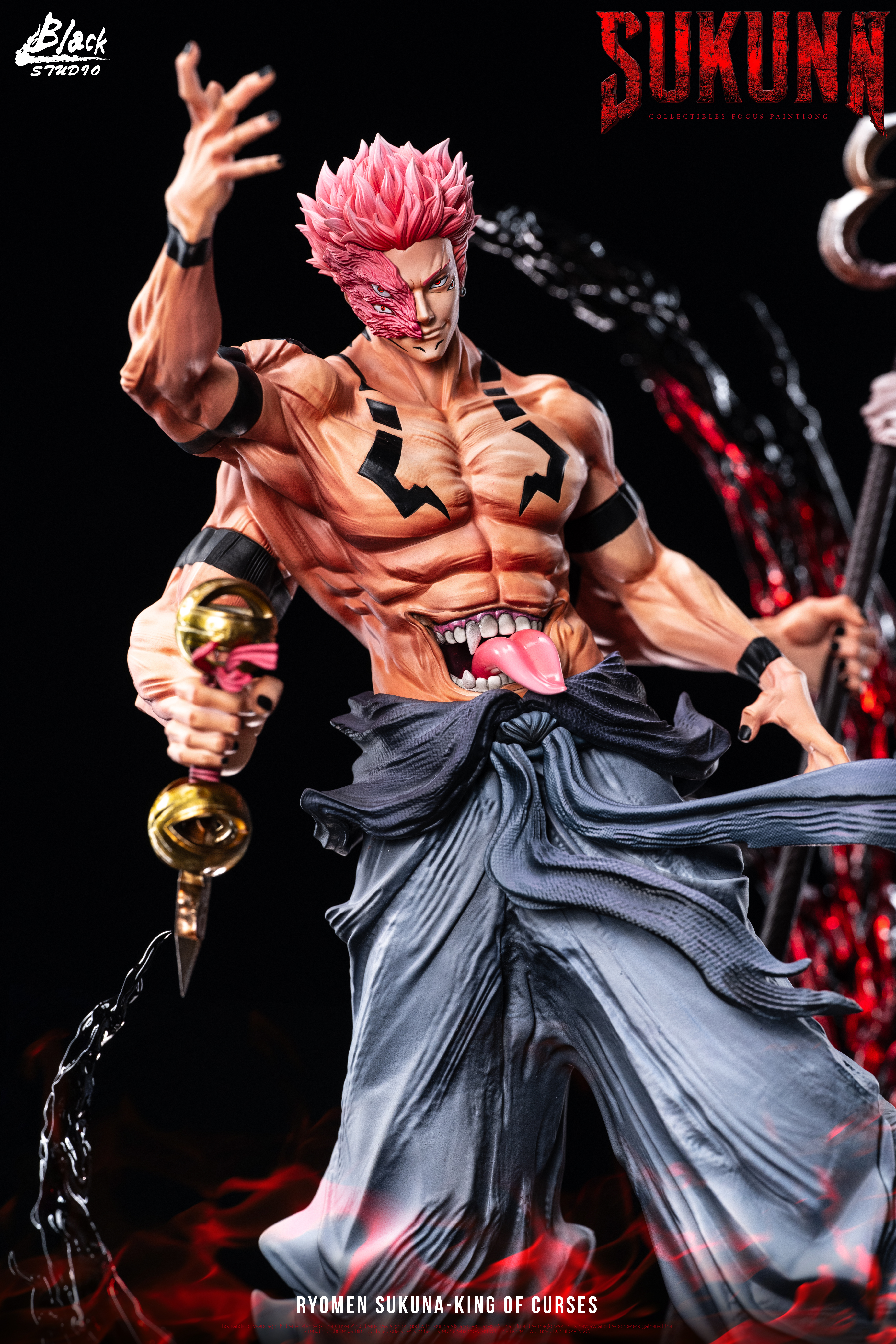 【Pre-sale】Ryomen Sukuna-Jujutsu Kaisen-Black Studio