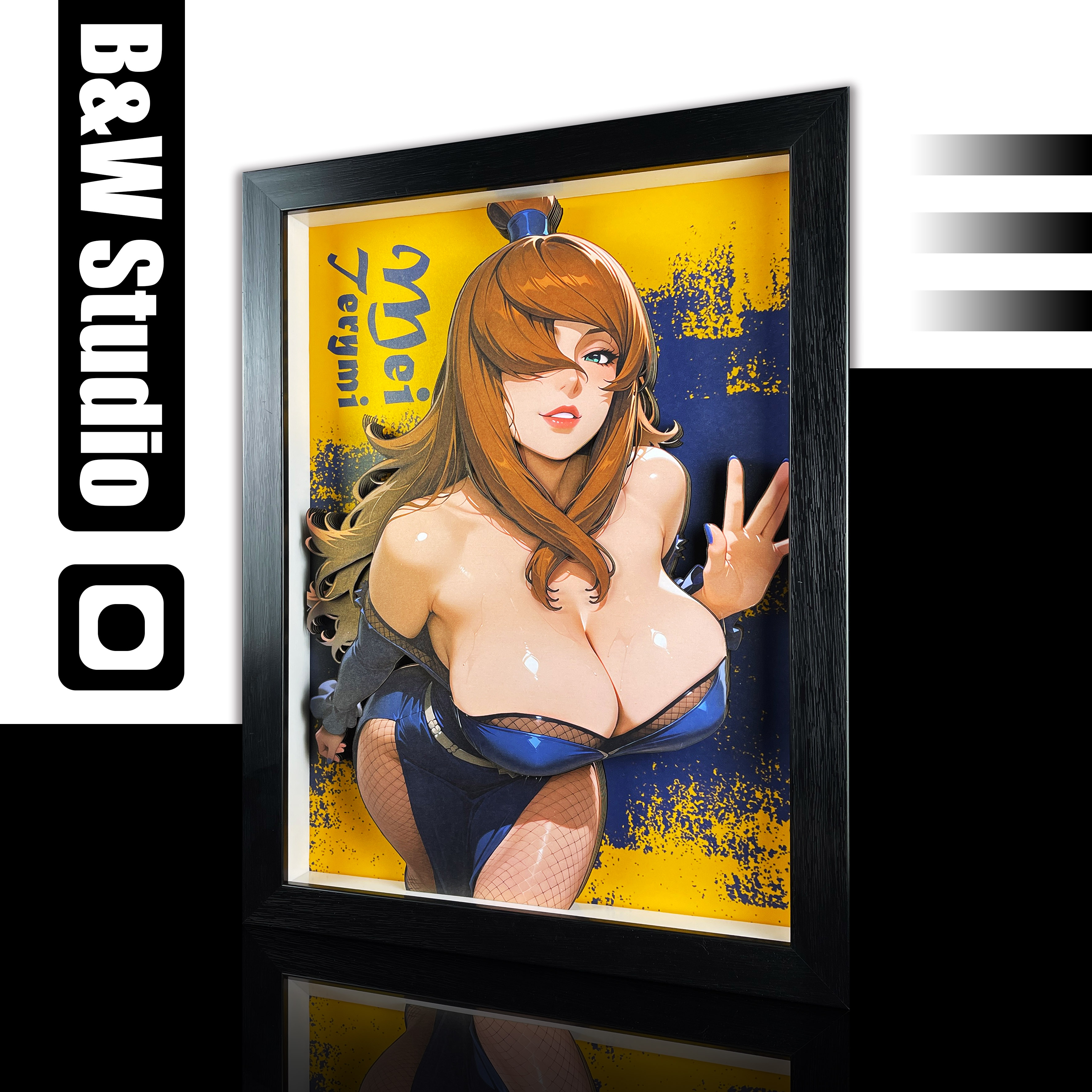 【Pre-sale】Decorative Painting of Terumi Mei-Black and White Studio