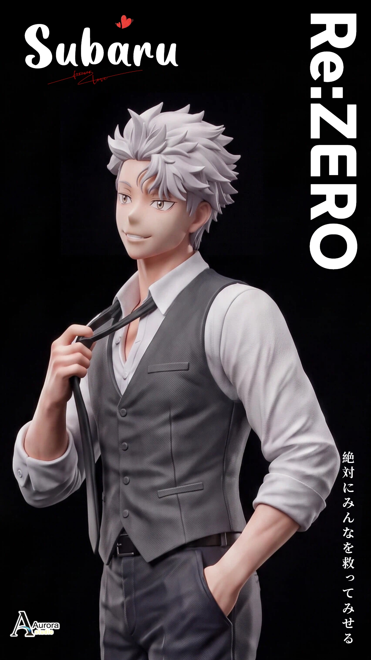 【Pre-sale】1/6 Scale Natsuki Subaru-Re:Starting Life From Zero in a Different World-Aurora studio
