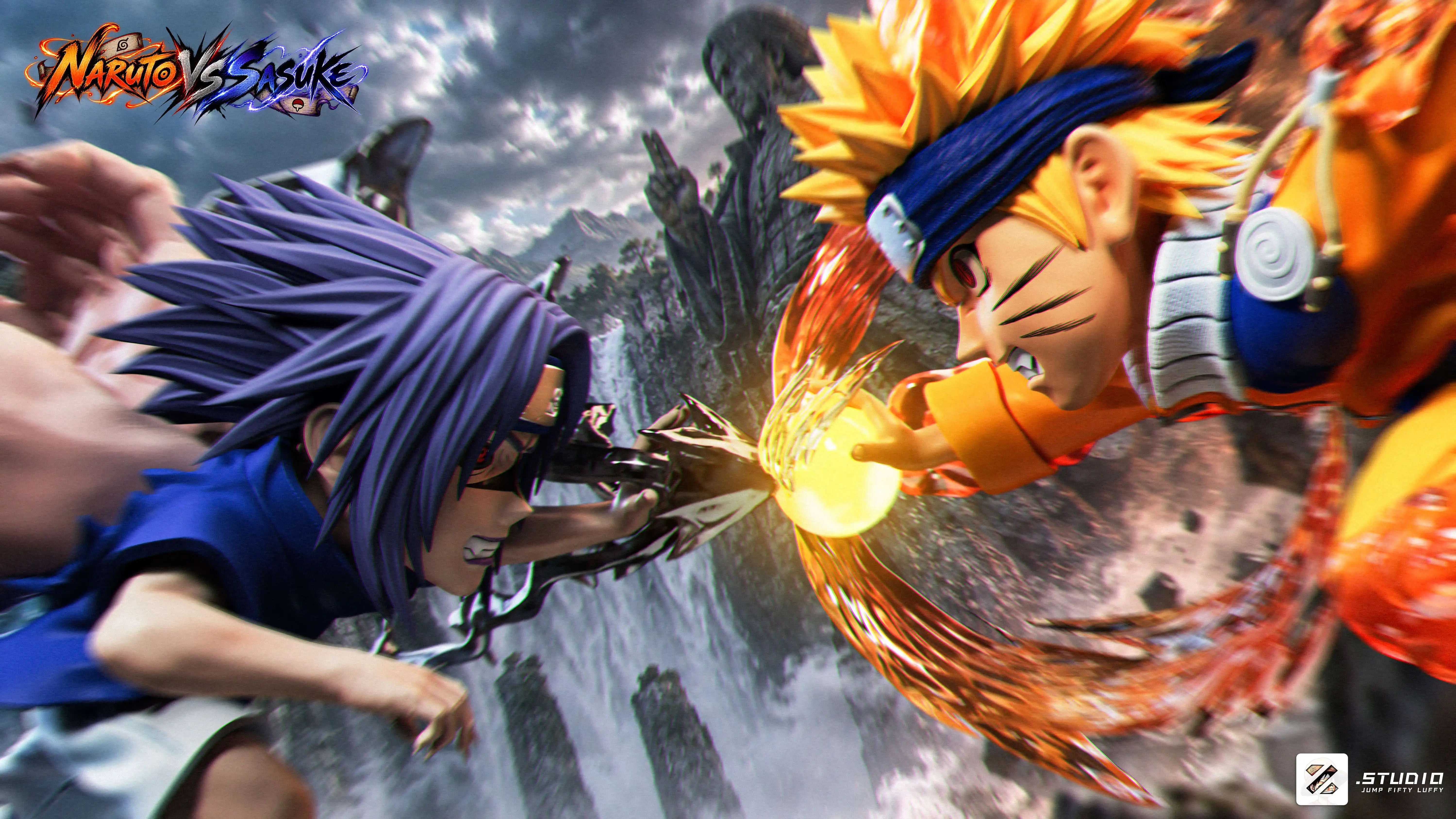 【Pre-sale】Sasuke VS Naruto-Naruto-Zzz Studio
