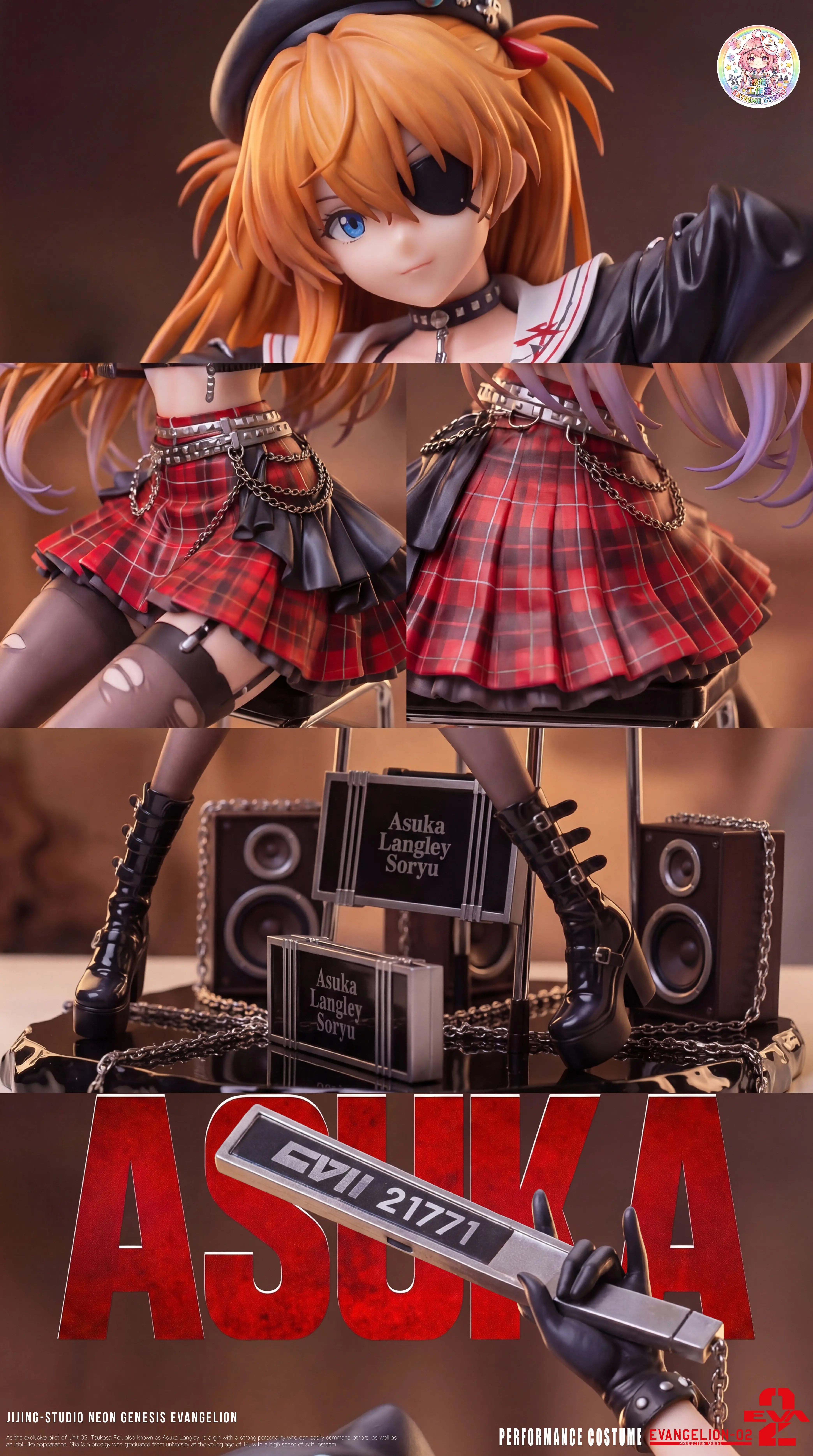 【Pre-sale】1/6 Scale Rock Asuka-EVA-Exstreme Studio