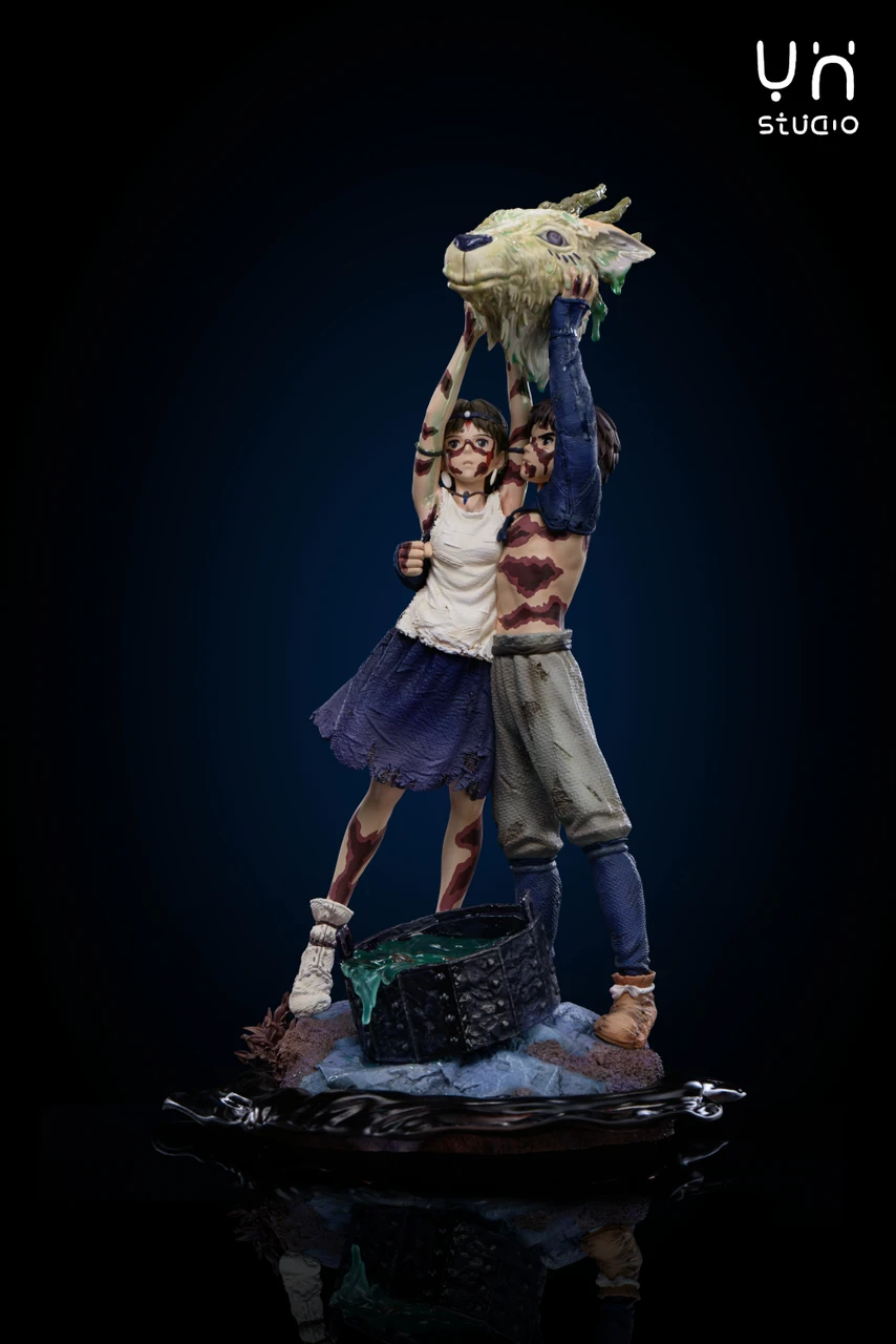 【Pre-sale】San and Ashitaka-Princess Mononoke-YH Studio