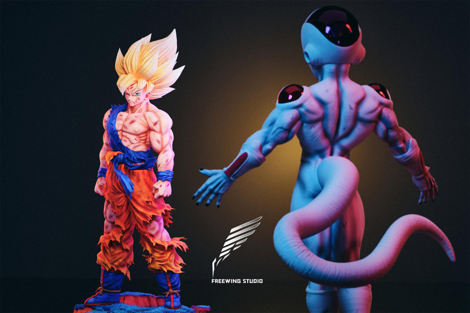 【Pre-sale】1/2 Scale SS Goku-Dragon Ball-Freewing Studio